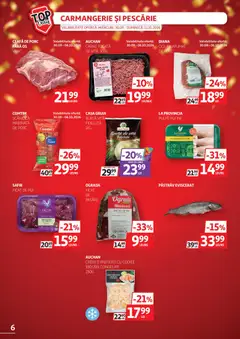 Ofertele Auchan valabile de la 30.09.2026 | Pagină: 6 | Produse: Vită, Pastrav, Ceafa de porc, La provincia