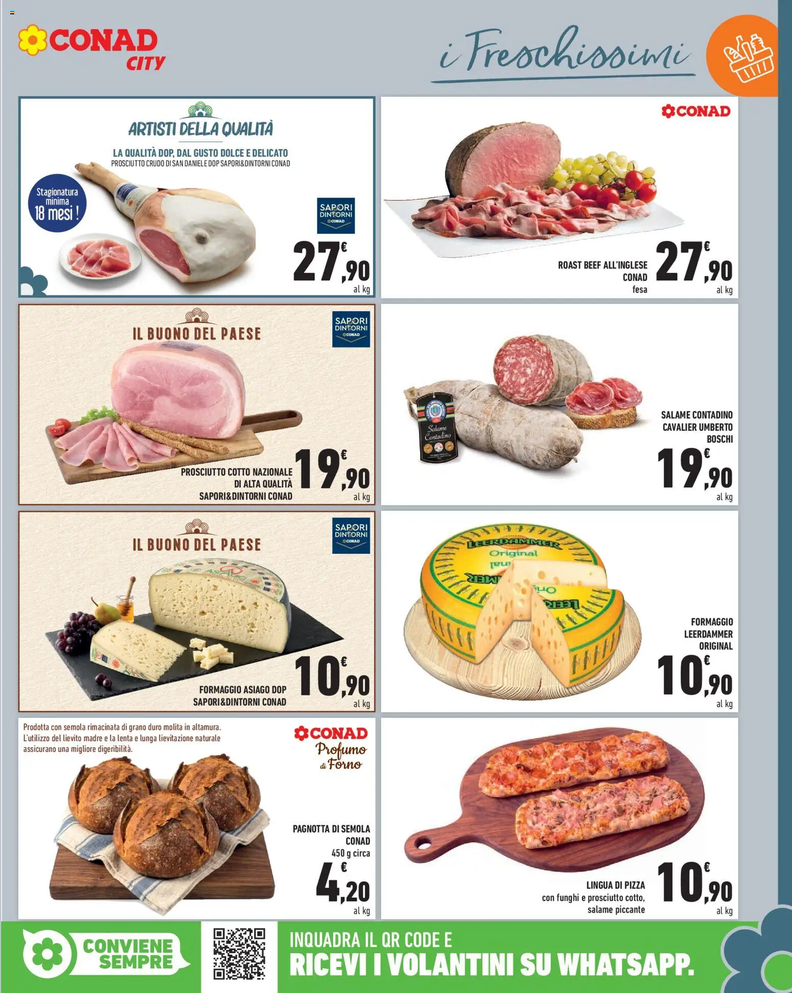 Volantino Conad del 09/10/2026 | Pagina: 9 | Prodotti: Salame, Formaggio, Funghi, Profumo