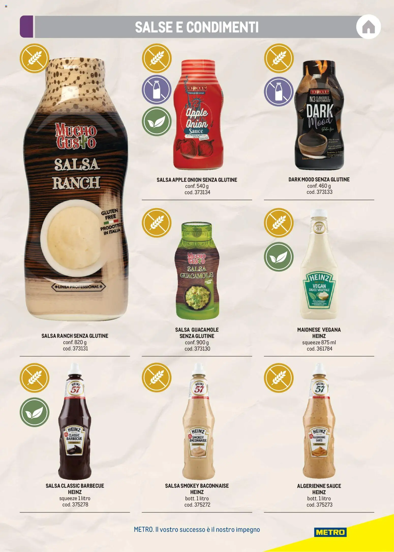 Volantino Metro del 17/08/2026 | Pagina: 29 | Prodotti: Vegan, Salsa, Barbecue, Salse