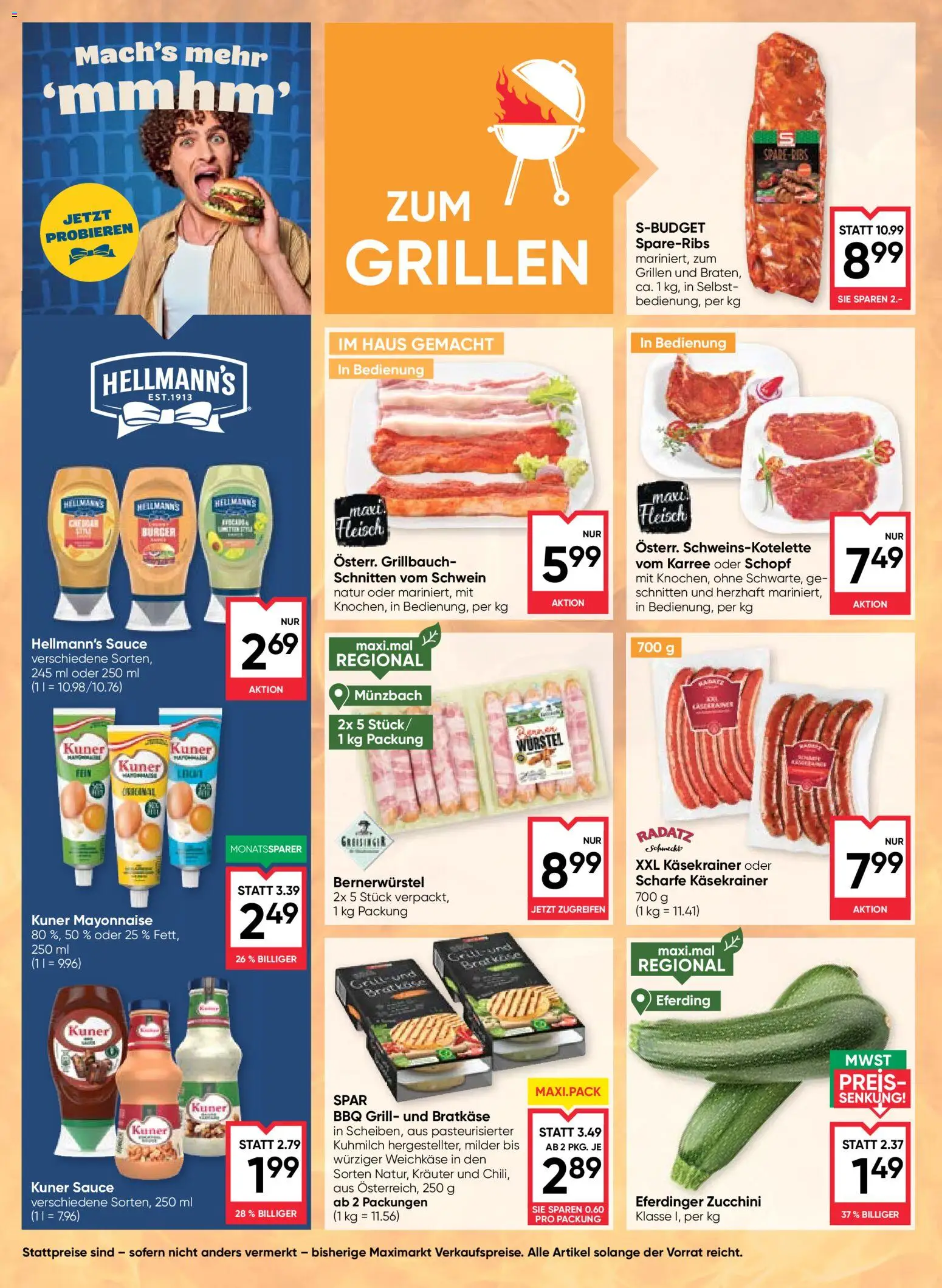 Maximarkt Flugblatt gültig ab 16.07.2026 | Seite: 6 | Produkte: Burger, Mayonnaise, Weichkäse, Grill