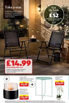 Preview of Aldi - Weekly offers UK Specialbuys valid from 07.05.2026 | Page: 12 | Products: Table, Chair, Tent, Watch