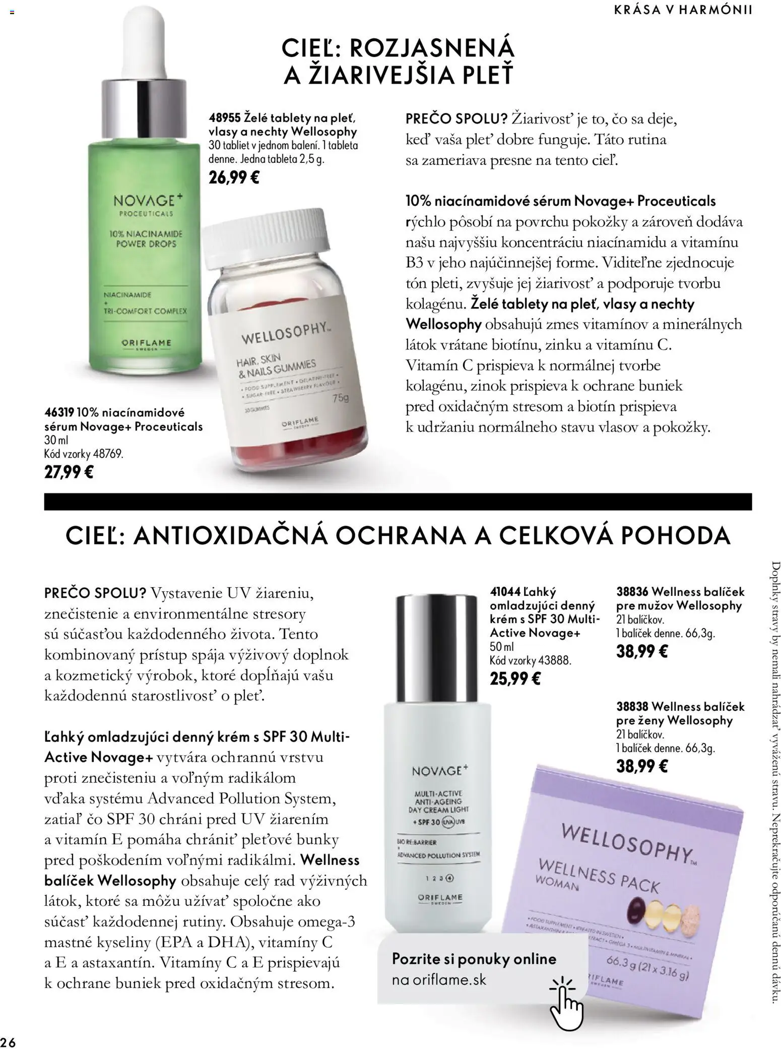 Nové Oriflame akcie – leták je platný od 30.09.2026 | Strana: 26 | Produkty: Krém