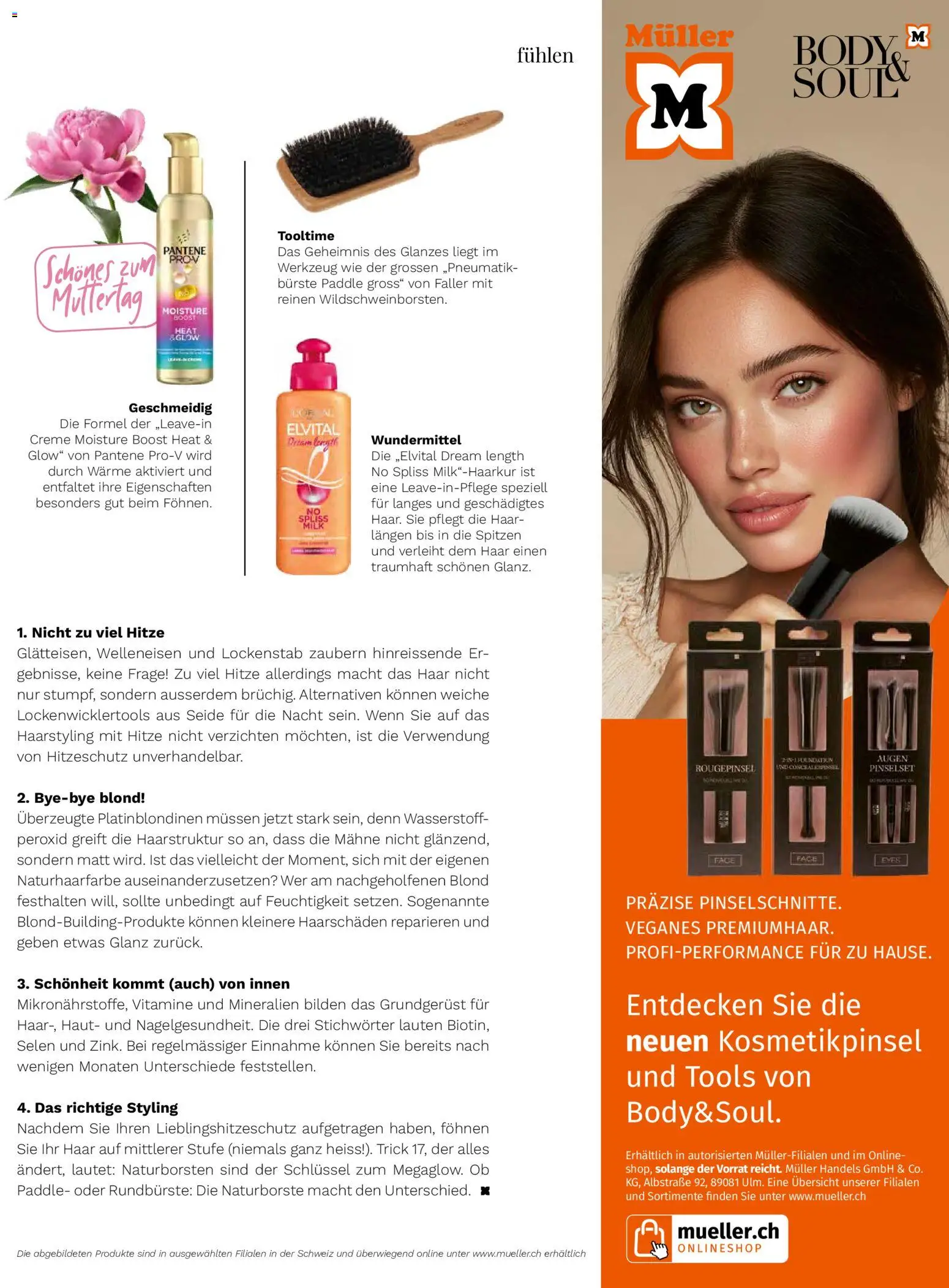 Müller aktionen Magazin – gültig ab 15.05.2026 | Seite: 35 | Produkte: Lockenstab, Bilden, Concealerpinsel, Creme