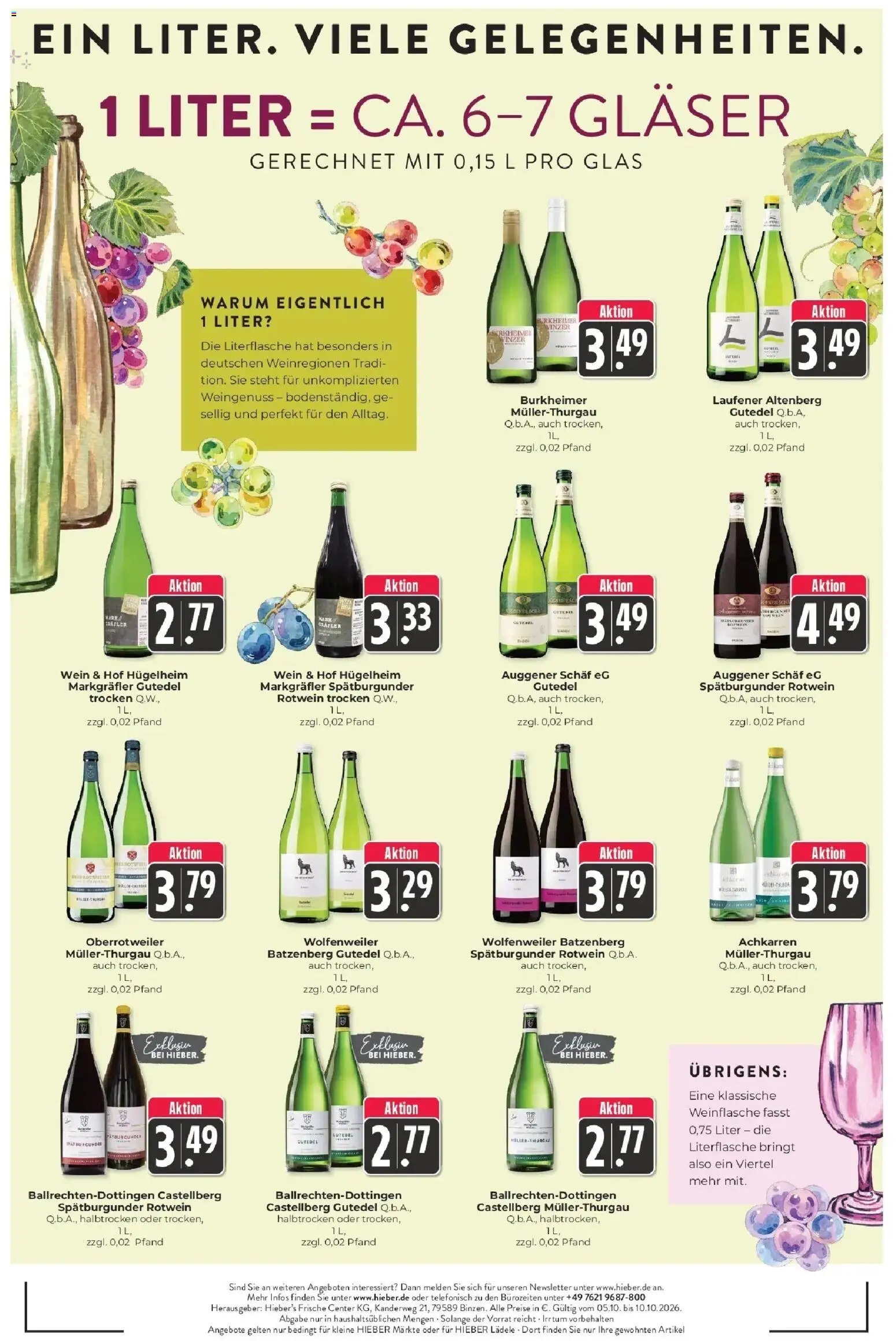 Edeka Prospekt Schliengen (ab 05.10.2026) » Angebote Online | Seite: 16 | Produkte: Rotwein, Rotwein trocken, Wein