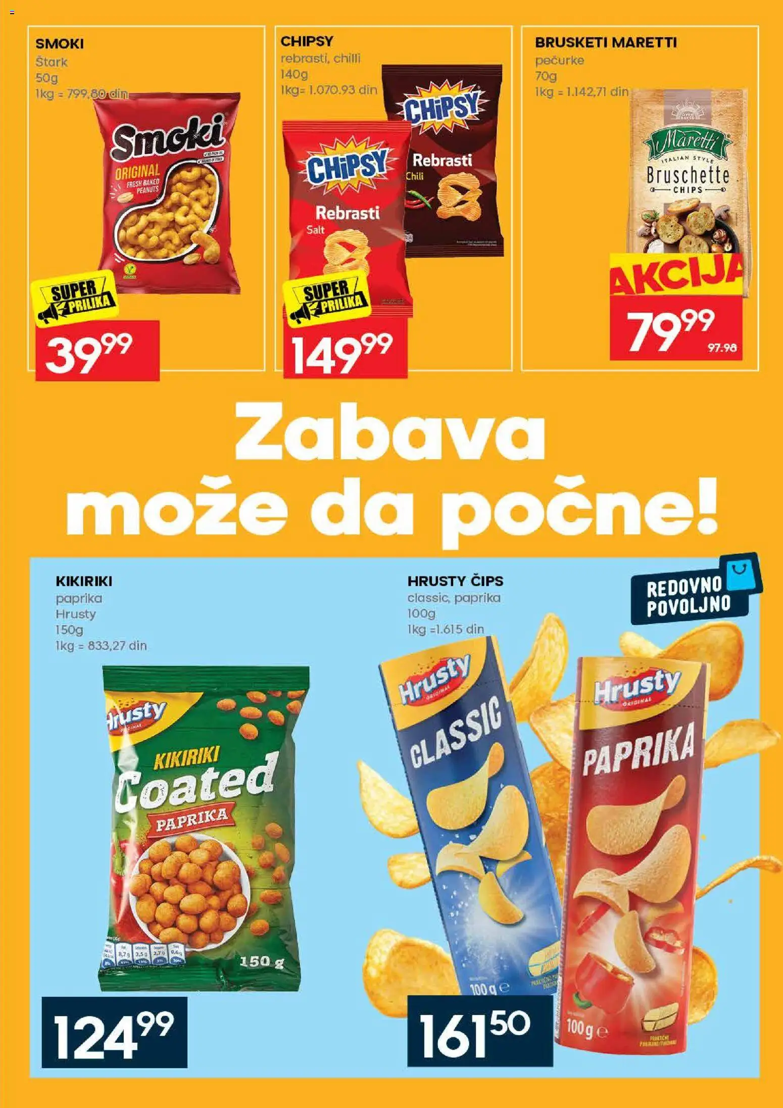Idea katalog - važi od 28.05.2026 | Strana: 21 | Proizvode: Čips, Smoki, Paprika, Kikiriki