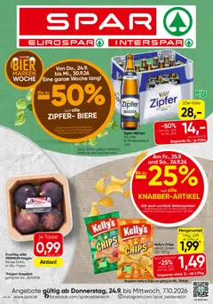 Spar Flugblatt ab 24.09.2026 gültig