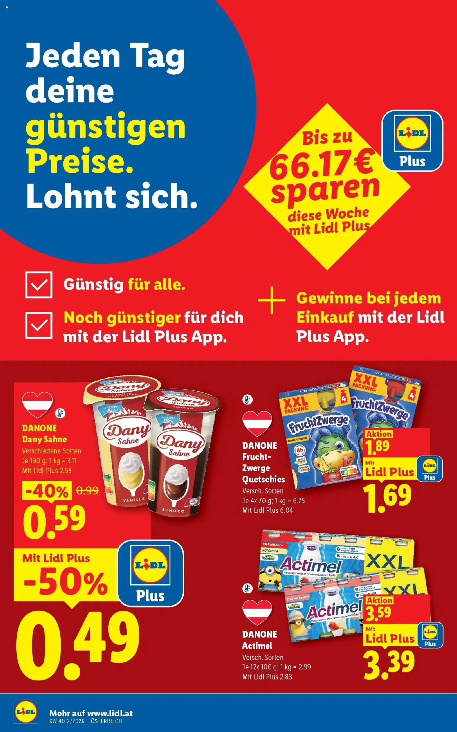 Lidl Flugblatt - Fohnsdorf ab 27.09.2026 - Angebote ab donnerstag | Seite: 8 | Produkte: Sahne, Vanille