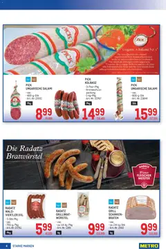 Metro angebote Starke Marken ab 15.05.2026 gültig | Seite: 4 | Produkte: Grill, Salami, Schinken