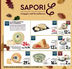 Anteprima del volantino FORMAGGIO ANGELICO DEL GRAPPA, SAPORI&IDEE CONAD al taglio valido a partire dal 09/09/2026 | Pagina: 34 | Prodotti: Formaggio, Grana Padano, Pecorino, Grappa