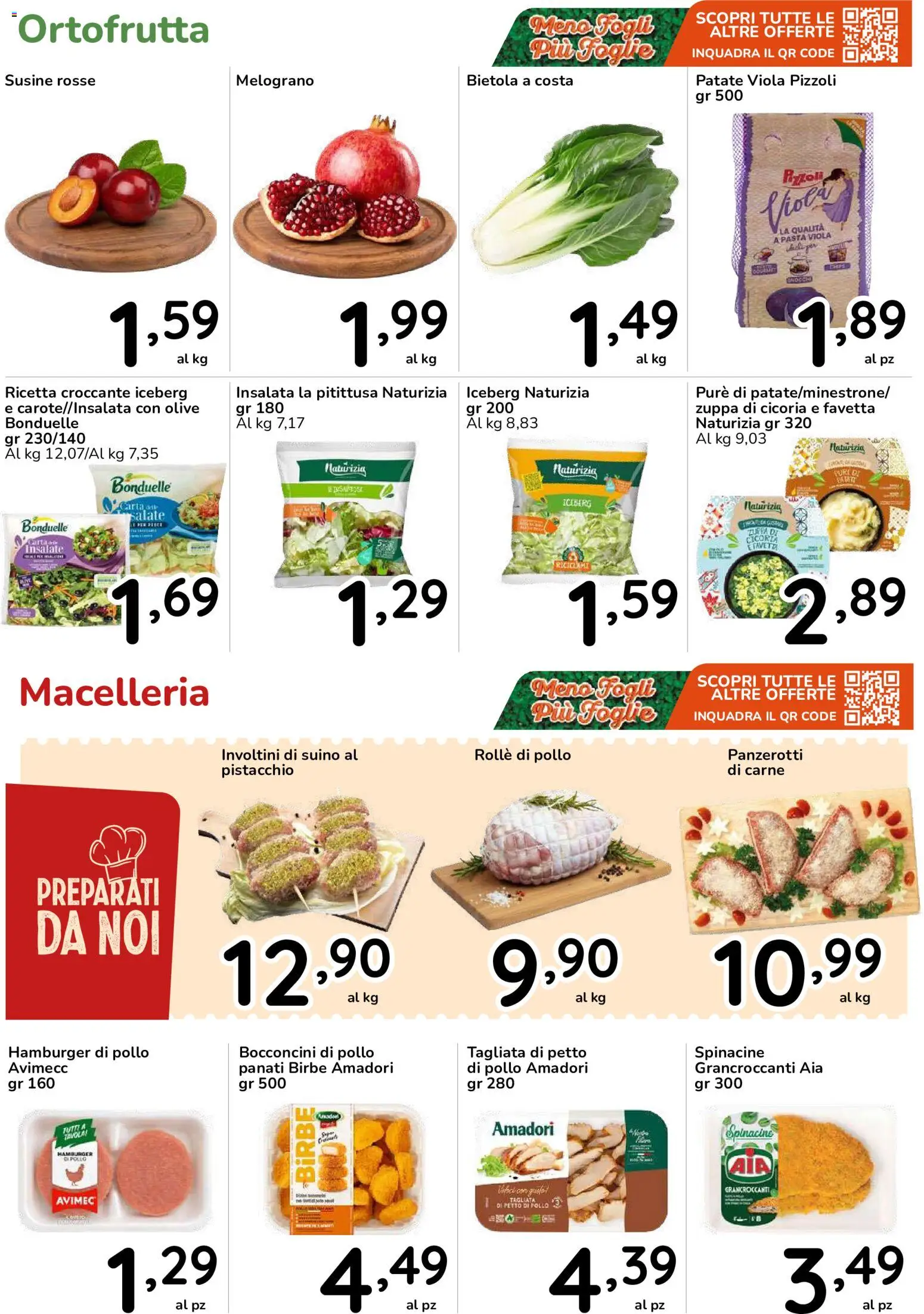 Volantino Famila del 30/09/2026 | Pagina: 3 | Prodotti: Insalata, Patate, Olive, Melograno