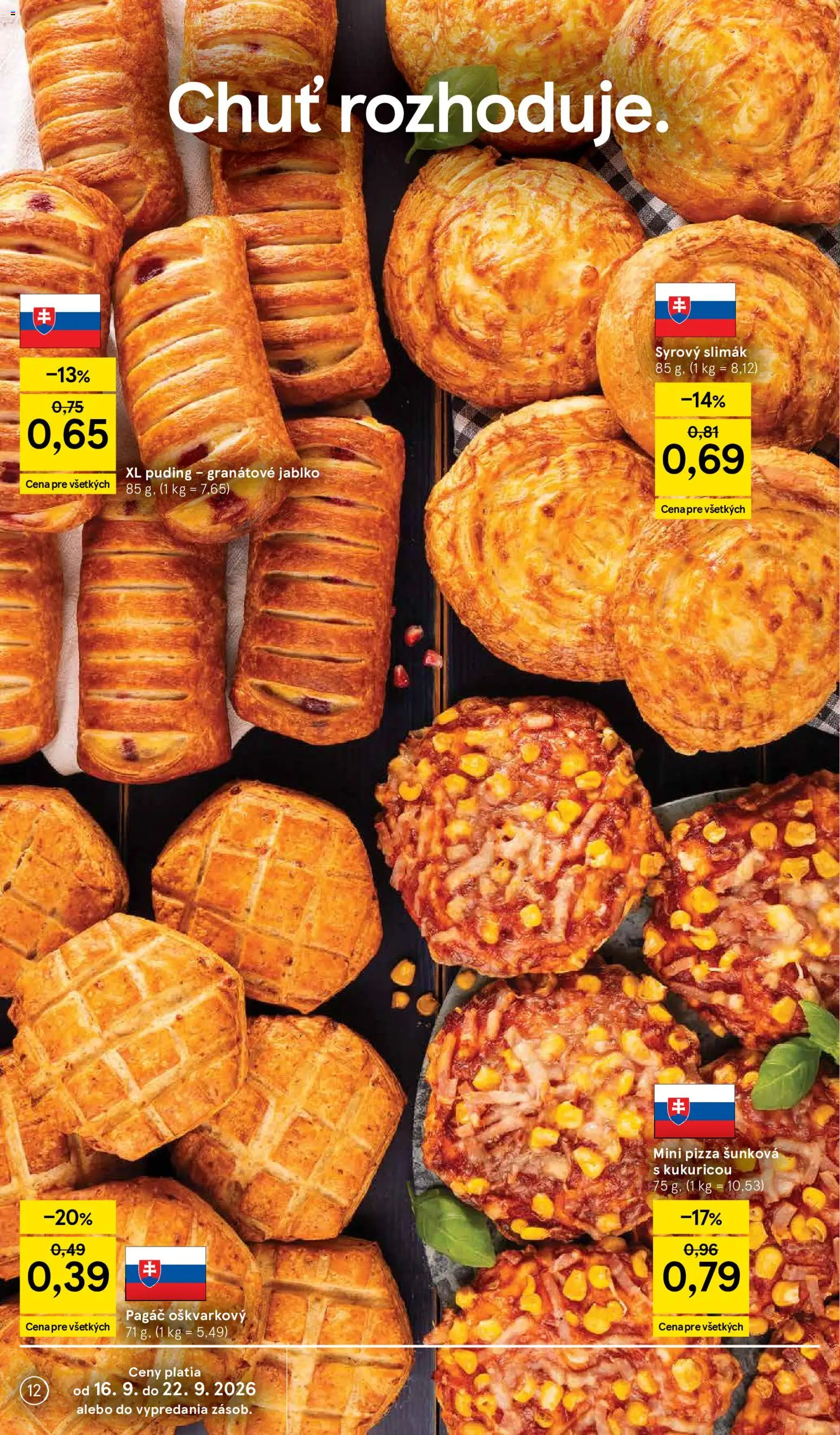 Nové Tesco akcie – leták je platný od 16.09.2026 | Strana: 12