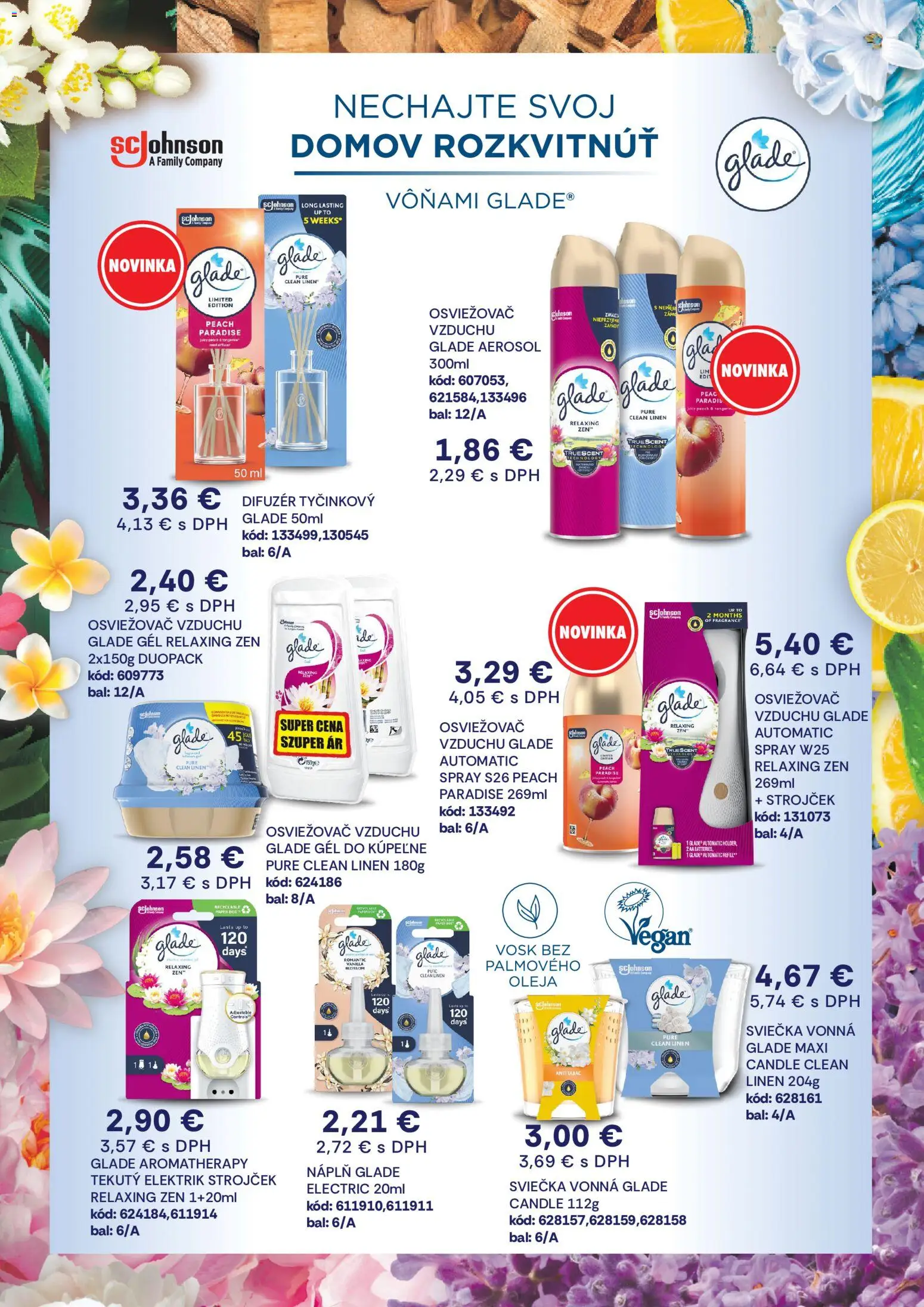 Nové Labaš akcie – leták je platný od 05.06.2026 | Strana: 33 | Produkty: Difúzer, Osviežovač vzduchu, Strojček