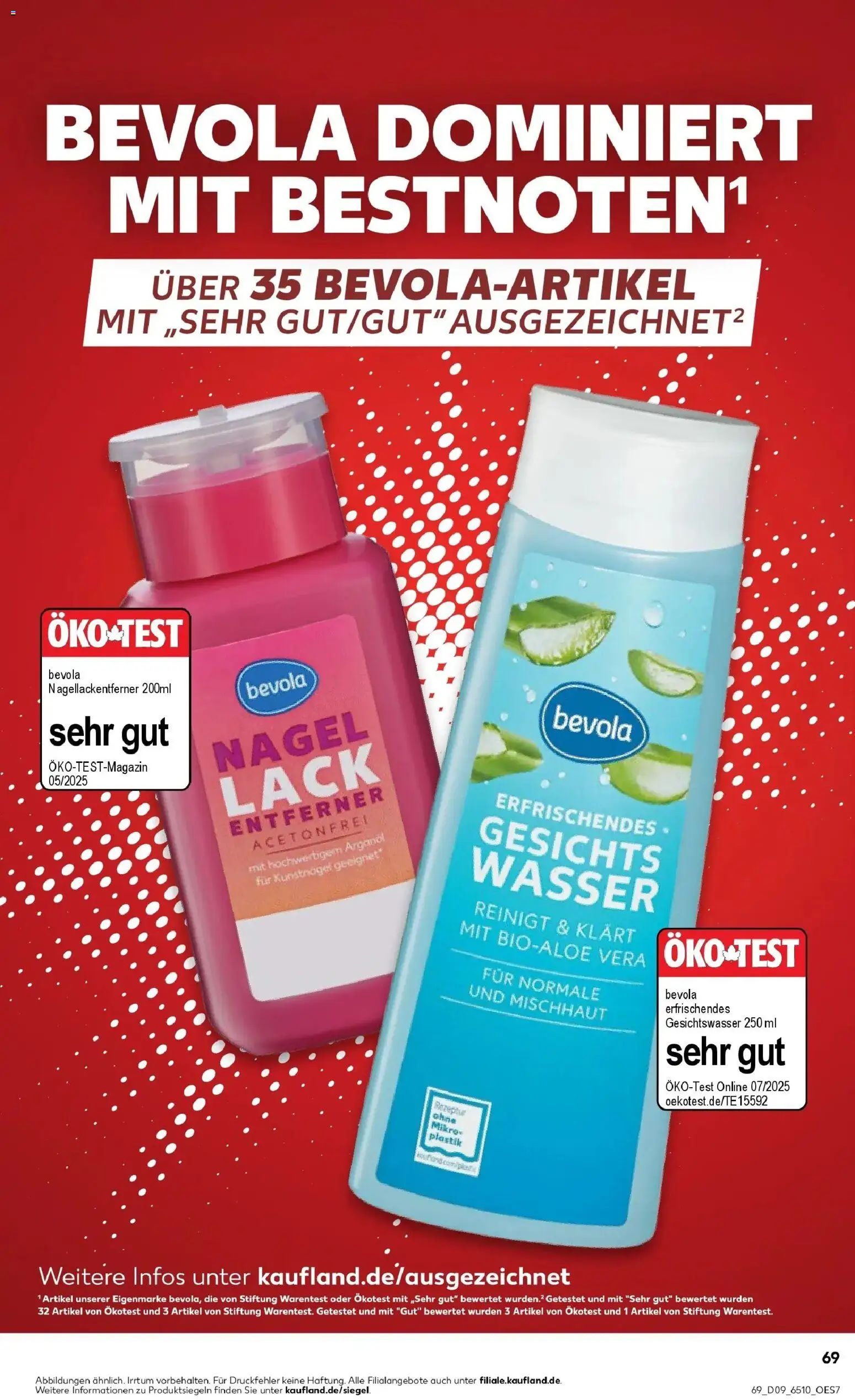 Kaufland prospekt Emmerich Am Rhein	 – gültig ab 26.02.2026 | Seite: 69 | Produkte: Toner, Wasser, Nagellackentferner