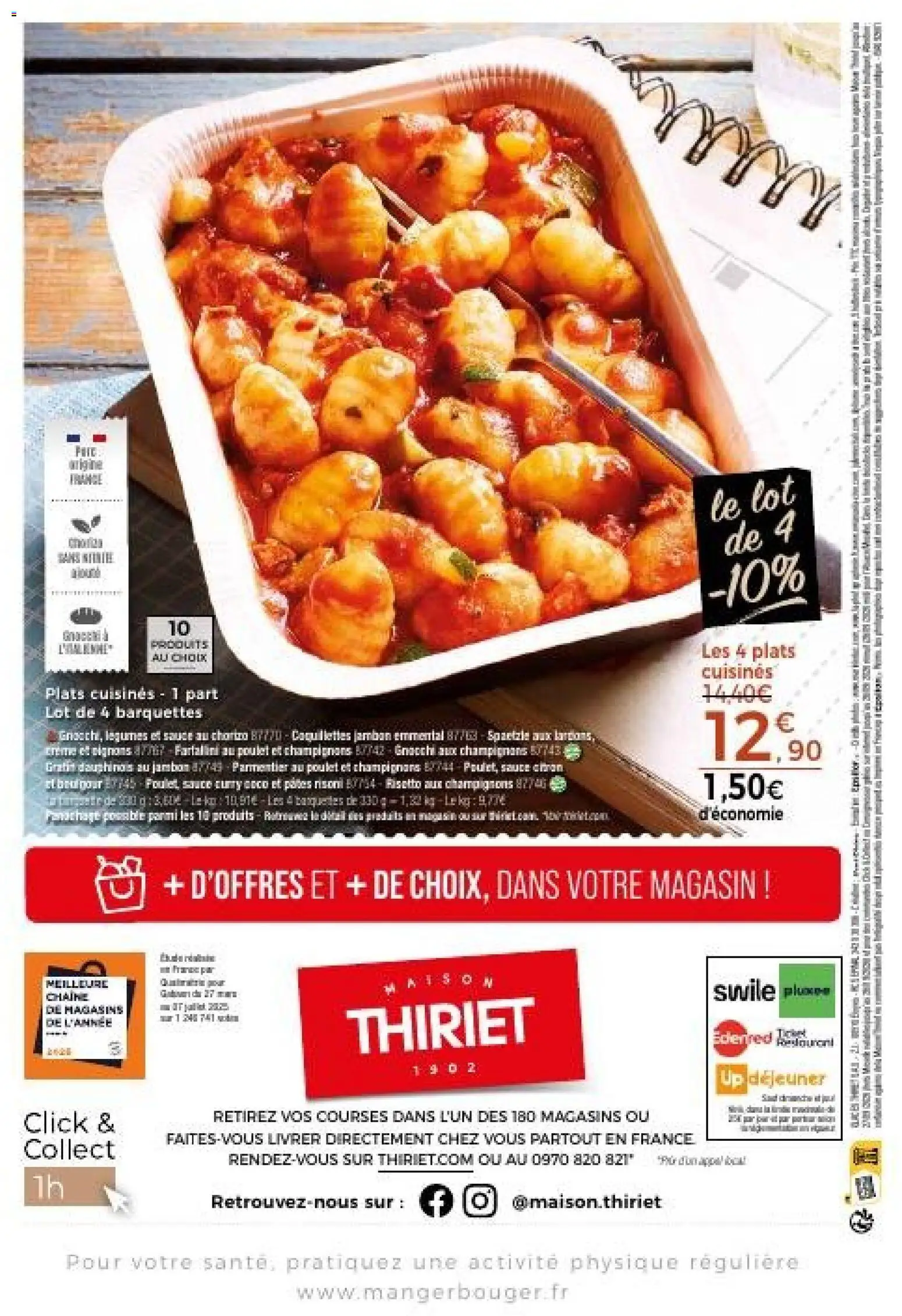 {H1} | Page: 16 | Produits: Emmental, Boulgour, Coquillettes, Crème