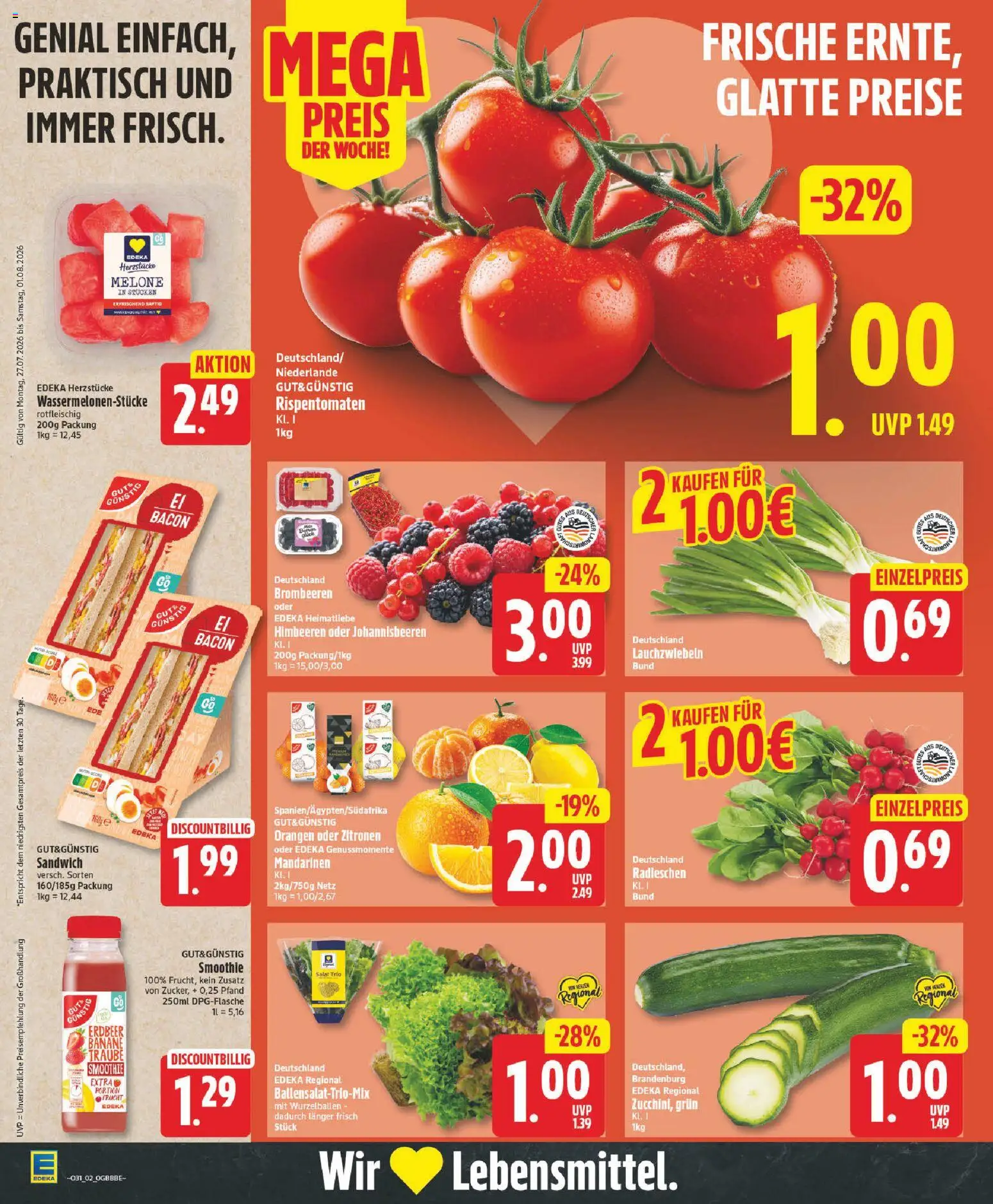 Edeka Prospekt – gültig ab 27.07.2026 | Seite: 2