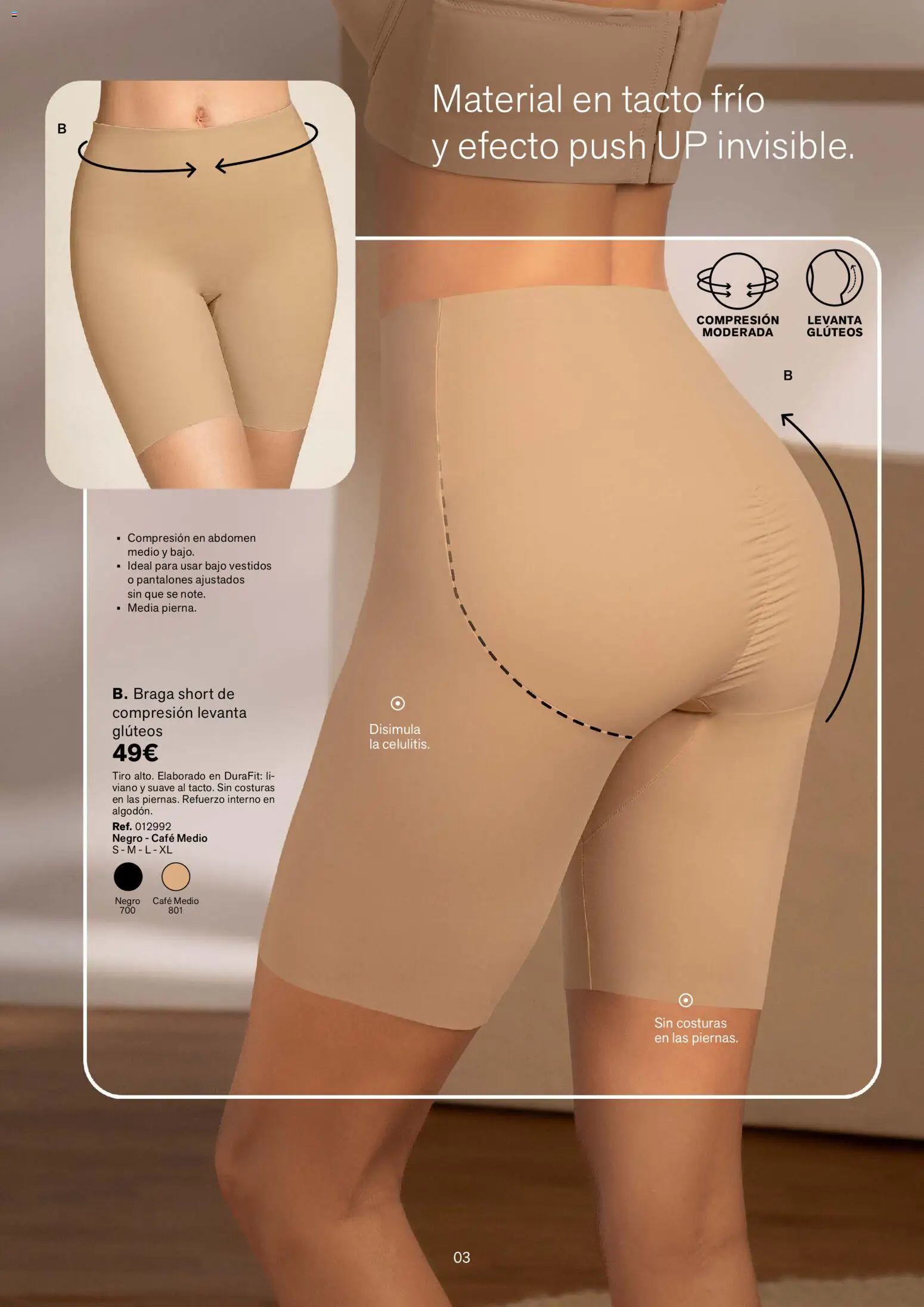 Leonisa - Catálogo Shorts │ válido desde el 01/05/2026 | Página: 3 | Productos: Pantalones, Café, Braga
