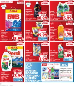 Kaufland Katalog - Pregled kataloga iz trgovine Kaufland, vrijedi od 08.07.2026 | Stranica: 22 | Proizvodi: Faks, Deterdžent za pranje rublja, Deterdžent, Persil