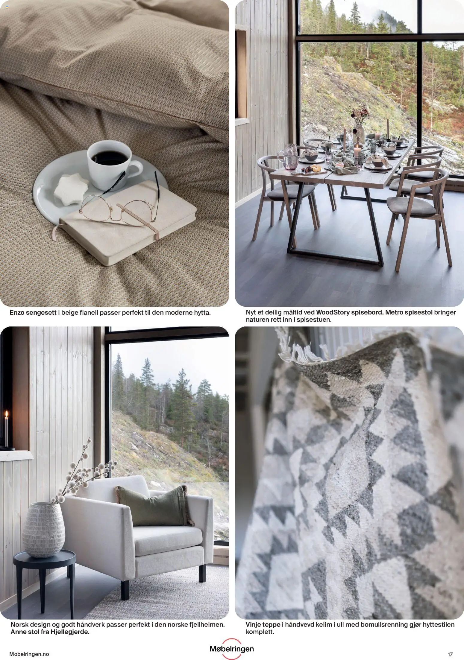 {H1} | Side: 17 | Produkter: Ved, Spisestol, Stol, Teppe