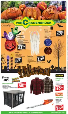 Van Cranenbroek publicité - Voorbeeld van een folder van Van Cranenbroek, geldig van 31/08/2026