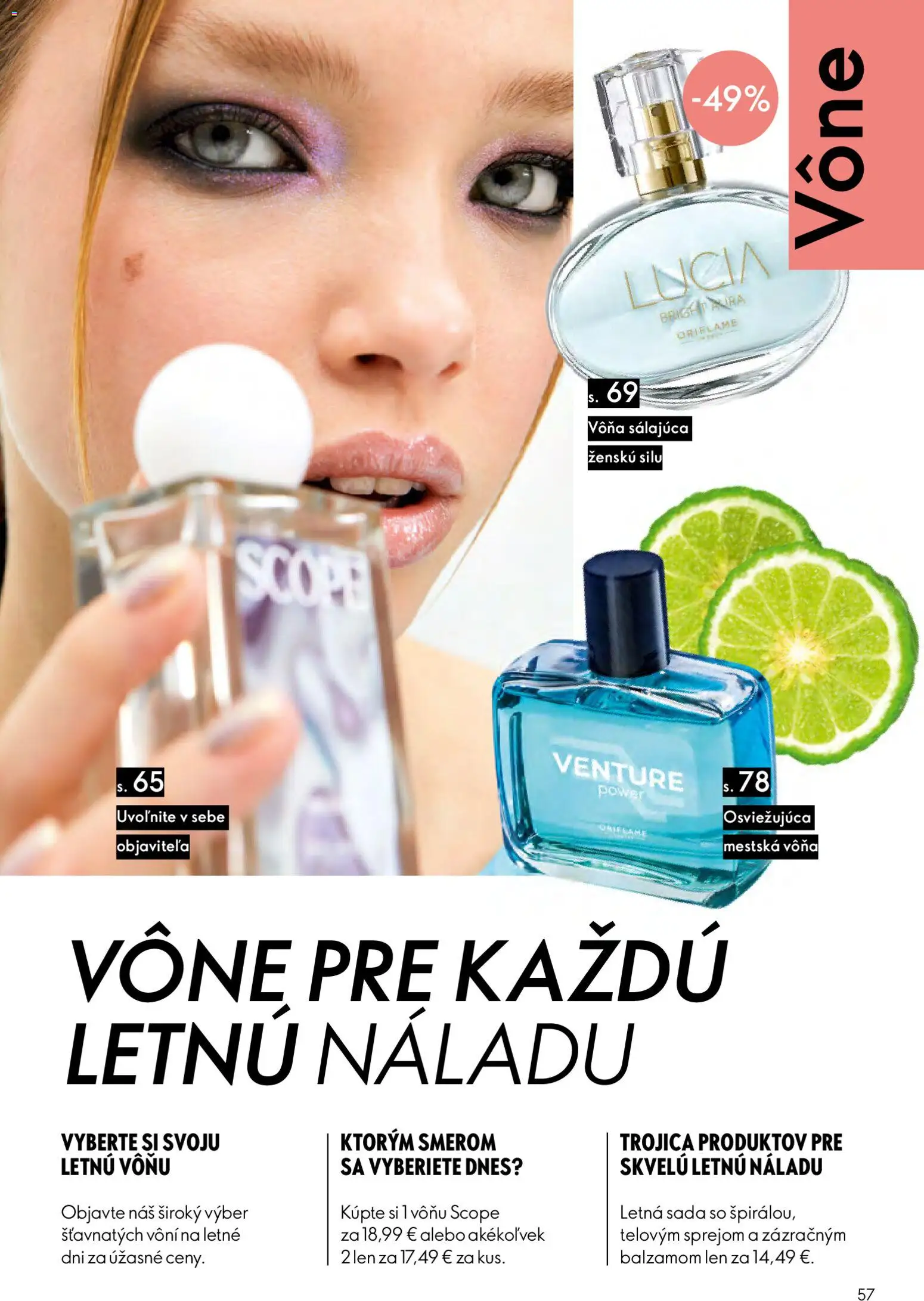Nové Oriflame akcie – leták je platný od 29.07.2026 | Strana: 57