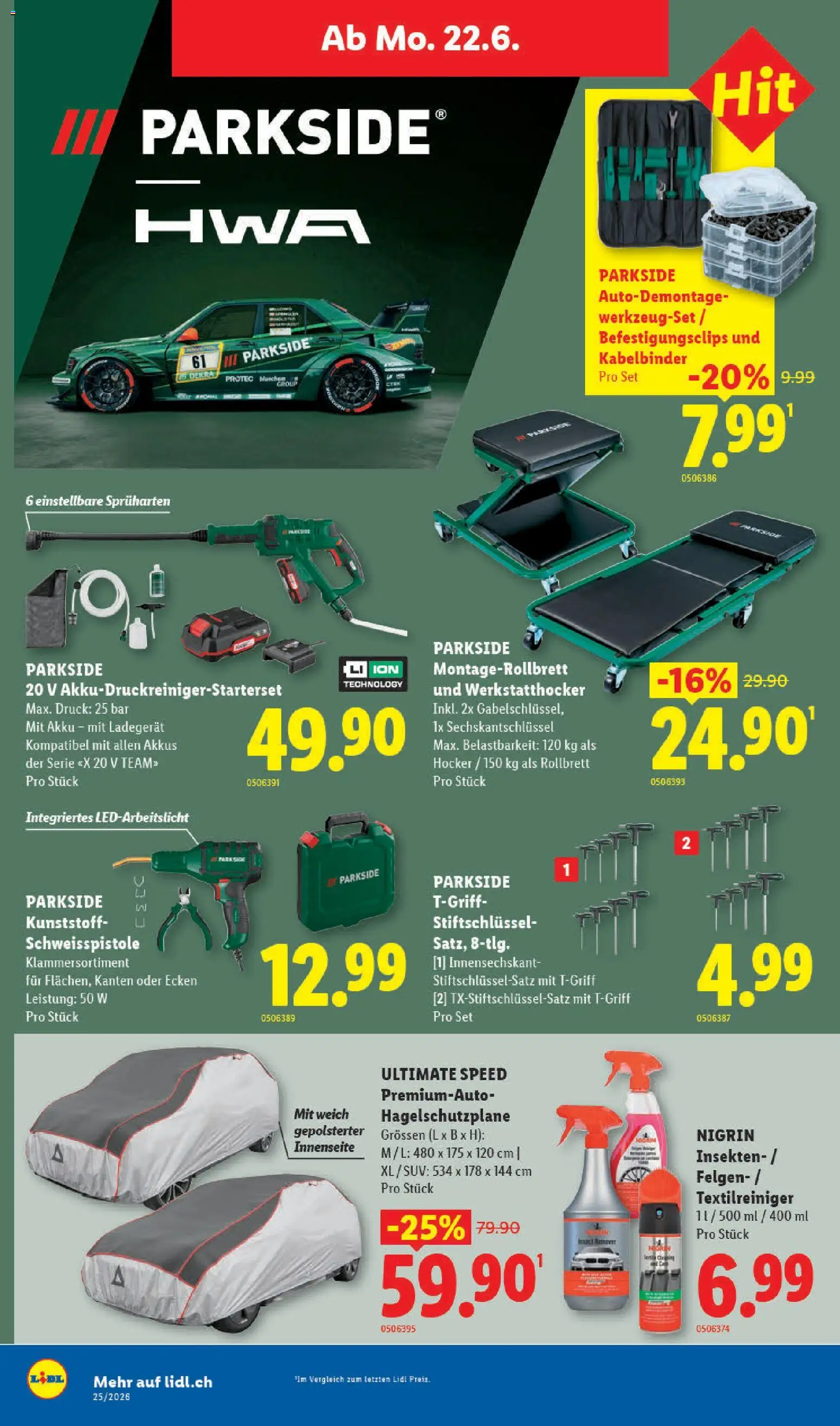 Lidl aktionen – gültig ab 18.06.2026 | Seite: 26 | Produkte: Hocker, Ladegerät