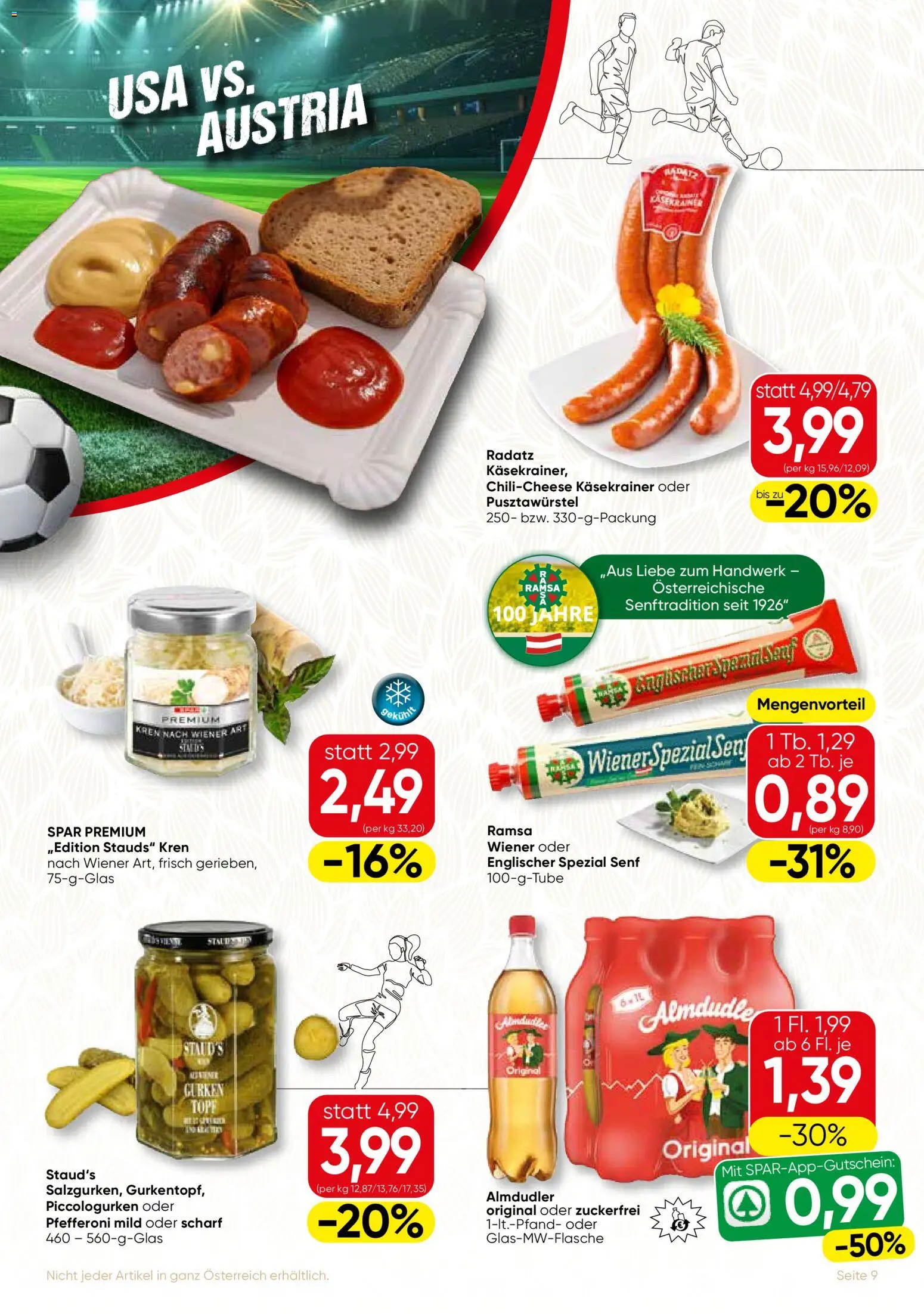 SPAR Gourmet Flugblatt gültig ab 03.06.2026 | Seite: 9