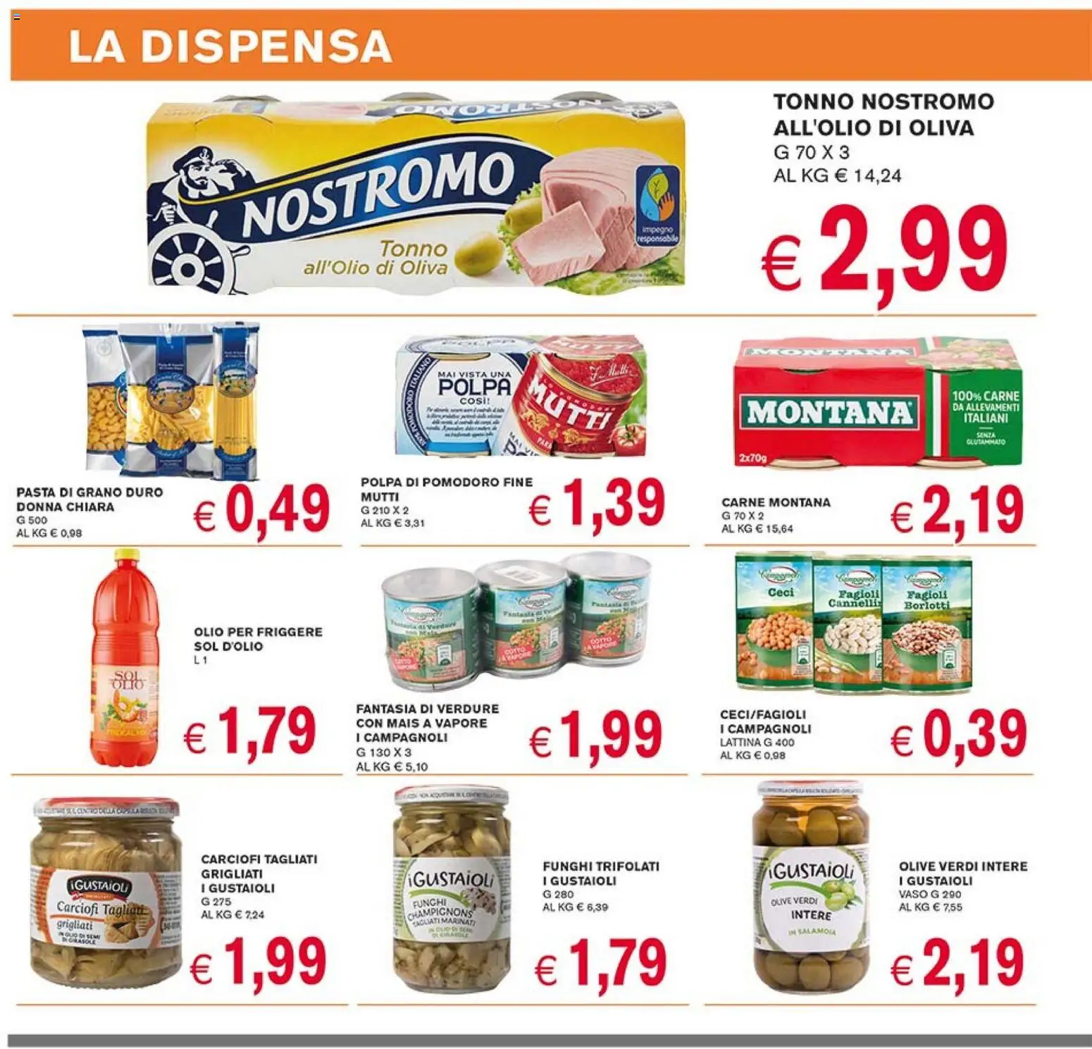 Volantino Coal del 21.05.2026 | Pagina: 8 | Prodotti: Olio, Carciofi, Mais, Vaso