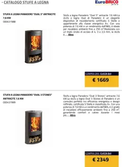 Anteprima del volantino Eurobrico Stufe a Legna catalogo valido a partire dal 23.07.2025 | Pagina: 32 | Prodotti: Stufa a legna, Stufa