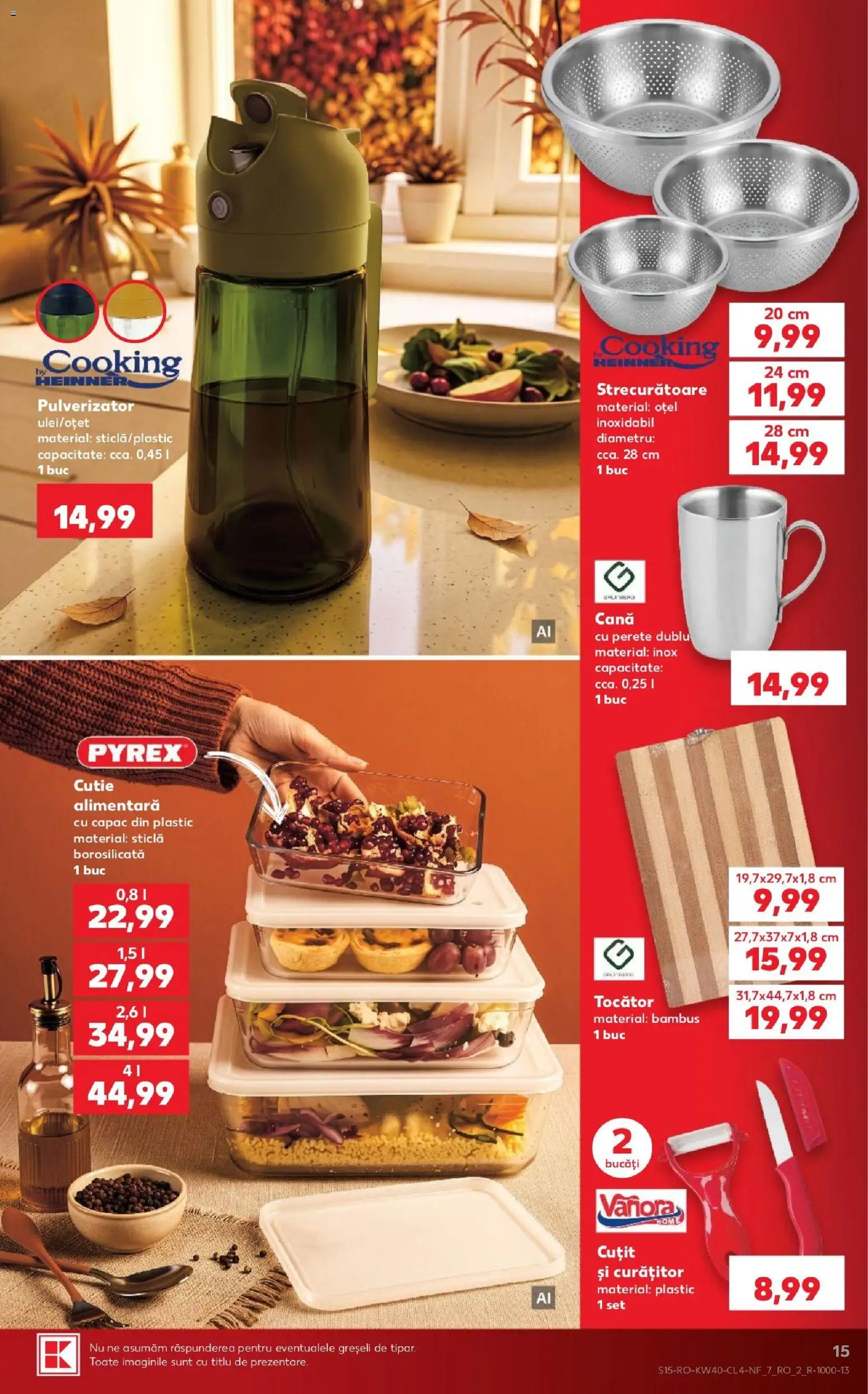 Kaufland RO akciós ujság - amely érvényes a következő dátumtól: 2026.09.30. | Oldal: 15