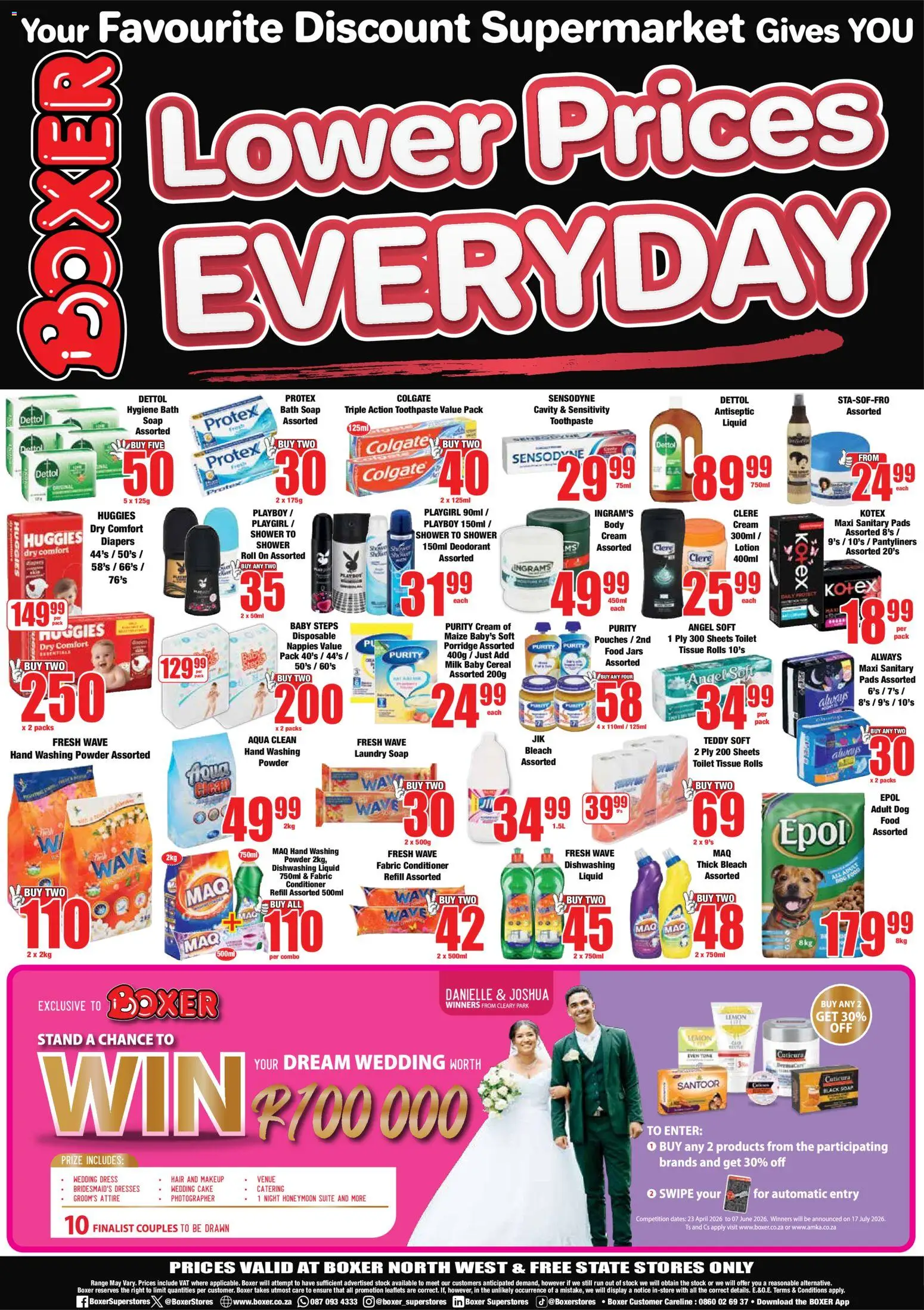 New Boxer catalogue – valid from 11.05.2026 | Page: 8 | Products: Cake, Dress, Body cream, Dog food
