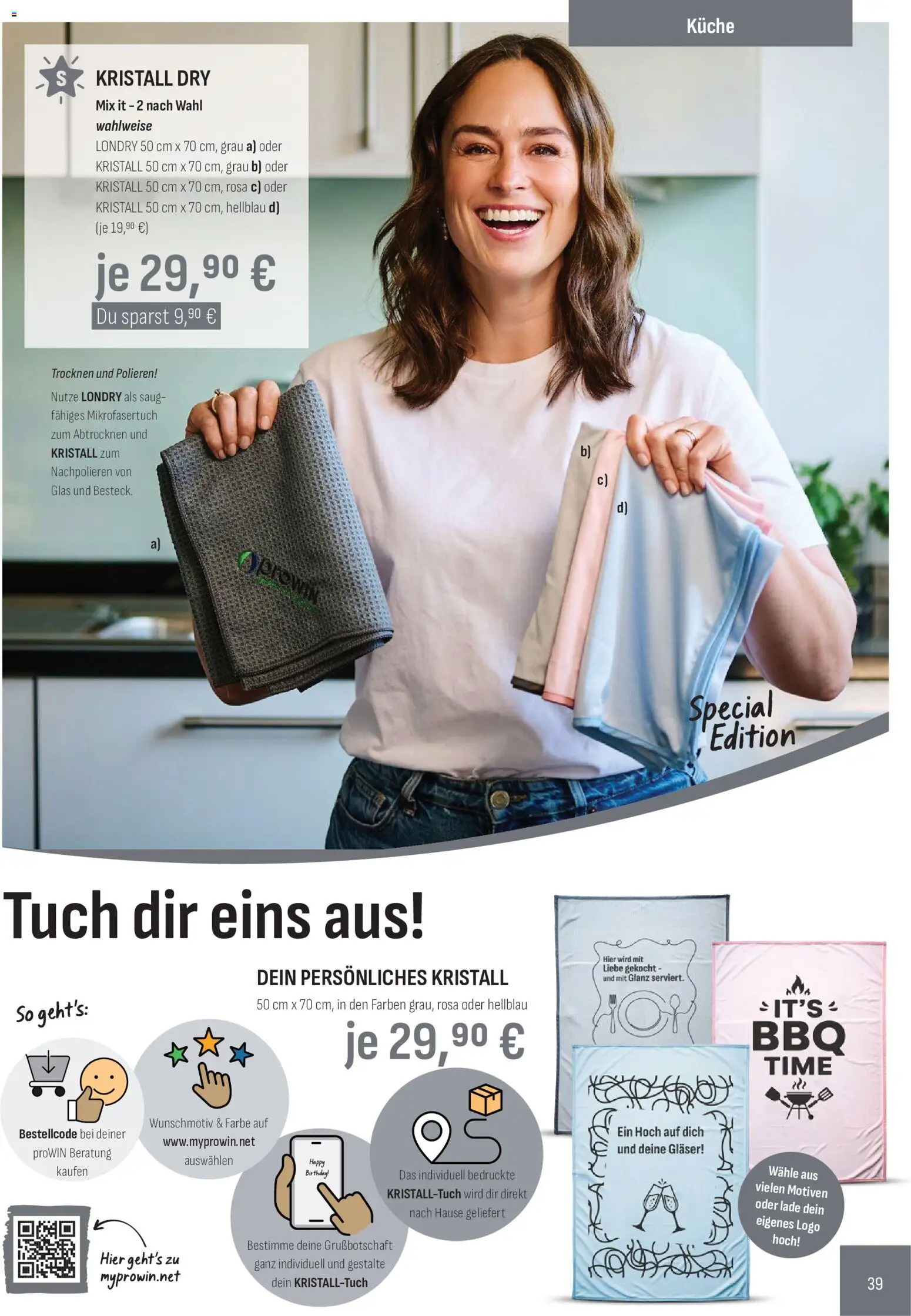 Katalog ProWin Juli / Dezember 2026 – gültig ab 01.07.2026 | Seite: 39 | Produkte: Küche