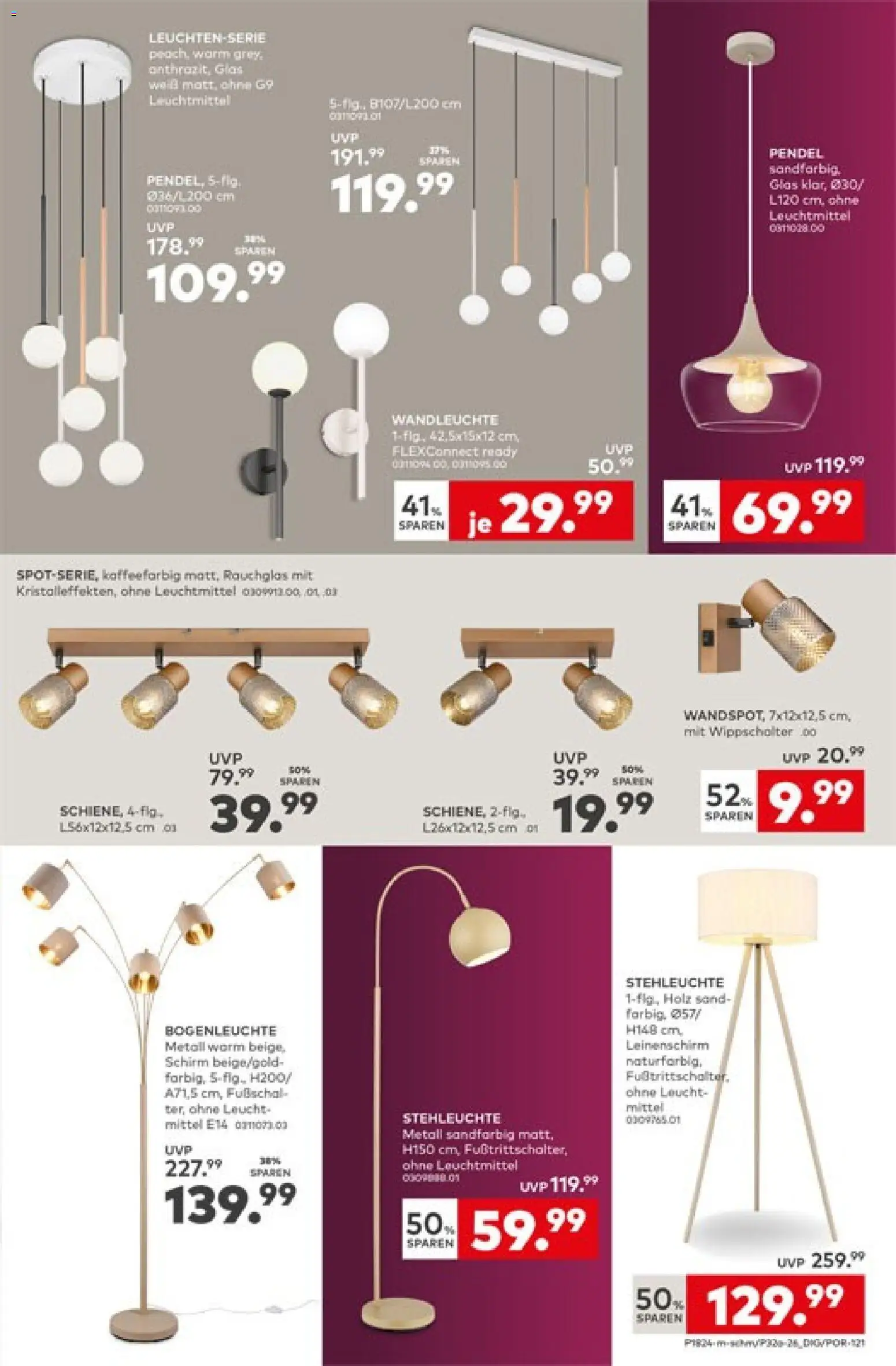 Porta! Aktueller Prospekt – gültig ab 09.09.2026 | Seite: 5 | Produkte: Wandleuchte