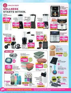 Game specials catalogue – valid from 27/08/2026 | Page: 12 | Products: Scale, Blender, Air fryer, Water