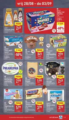 DANONE, Oïkos appel-kaneel, volle yoghurt op Griekse wijze met appel en kaneel - Voorbeeld van een folder van Aldi, geldig van 24/08/2026 | Pagina: 23