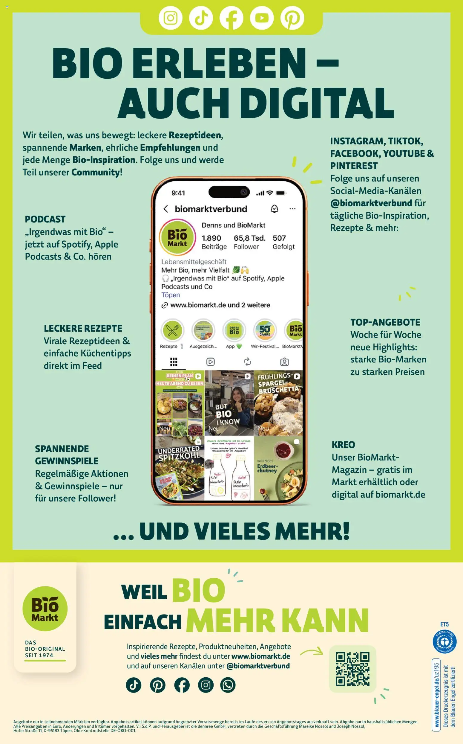 BioMarkt Prospekt 	 – gültig ab 06.05.2026 | Seite: 14