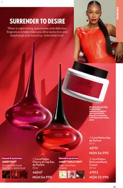Offer preview "Oriflame Catalogue 2/2026" | Page: 25 | Products: Chocolate, Cream, Fragrance, Lipstick