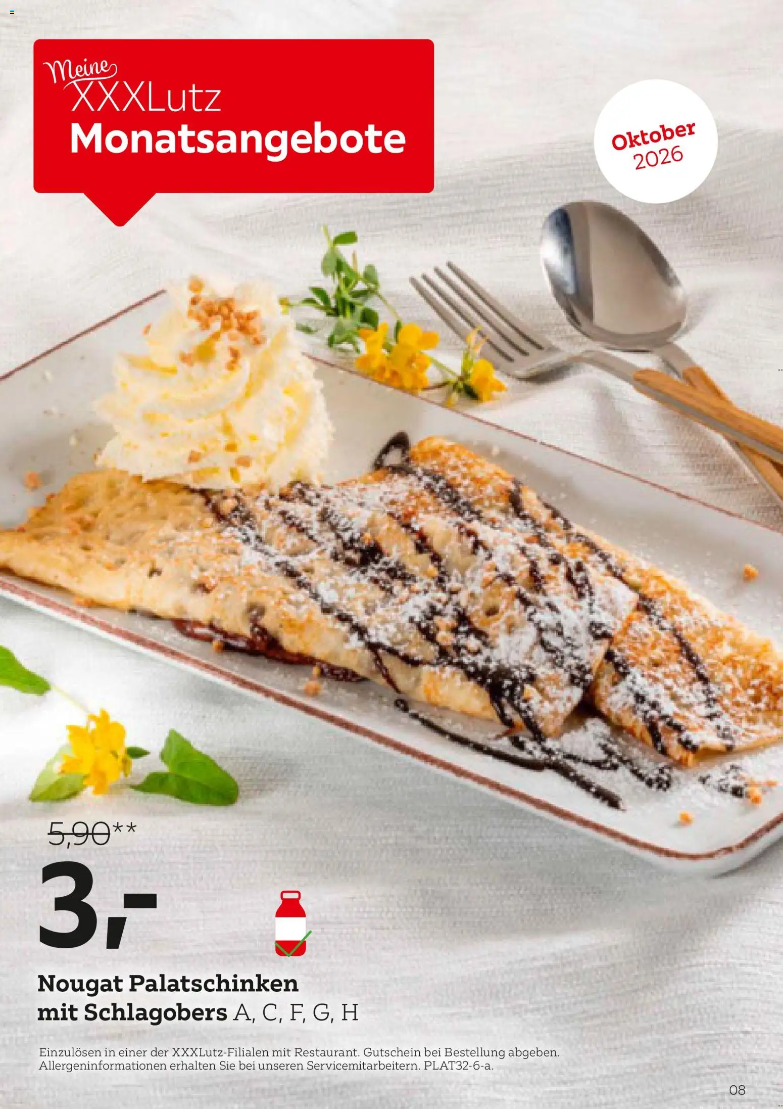 XXXLutz Restaurant gültig ab 01.08.2026 | Seite: 8
