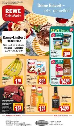 Rewe Prospekt Kamp-Lintfort	 ab 27.04.2026 gültig