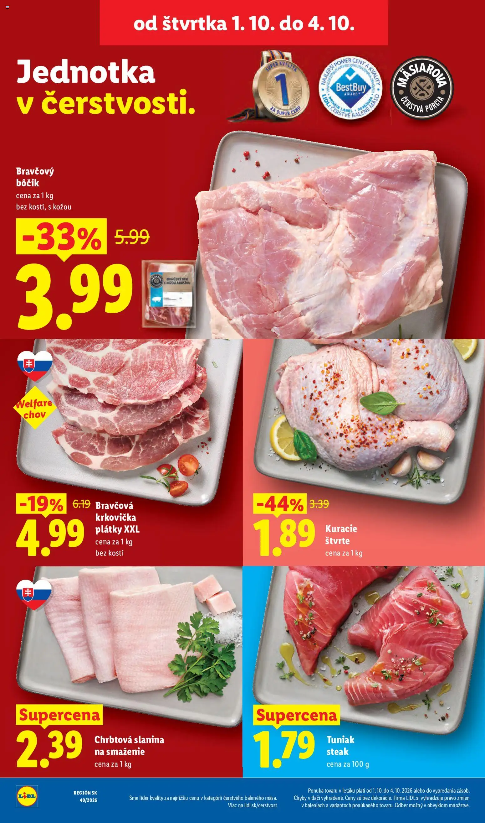 Nové Lidl akcie – leták je platný od 28.09.2026 | Strana: 68