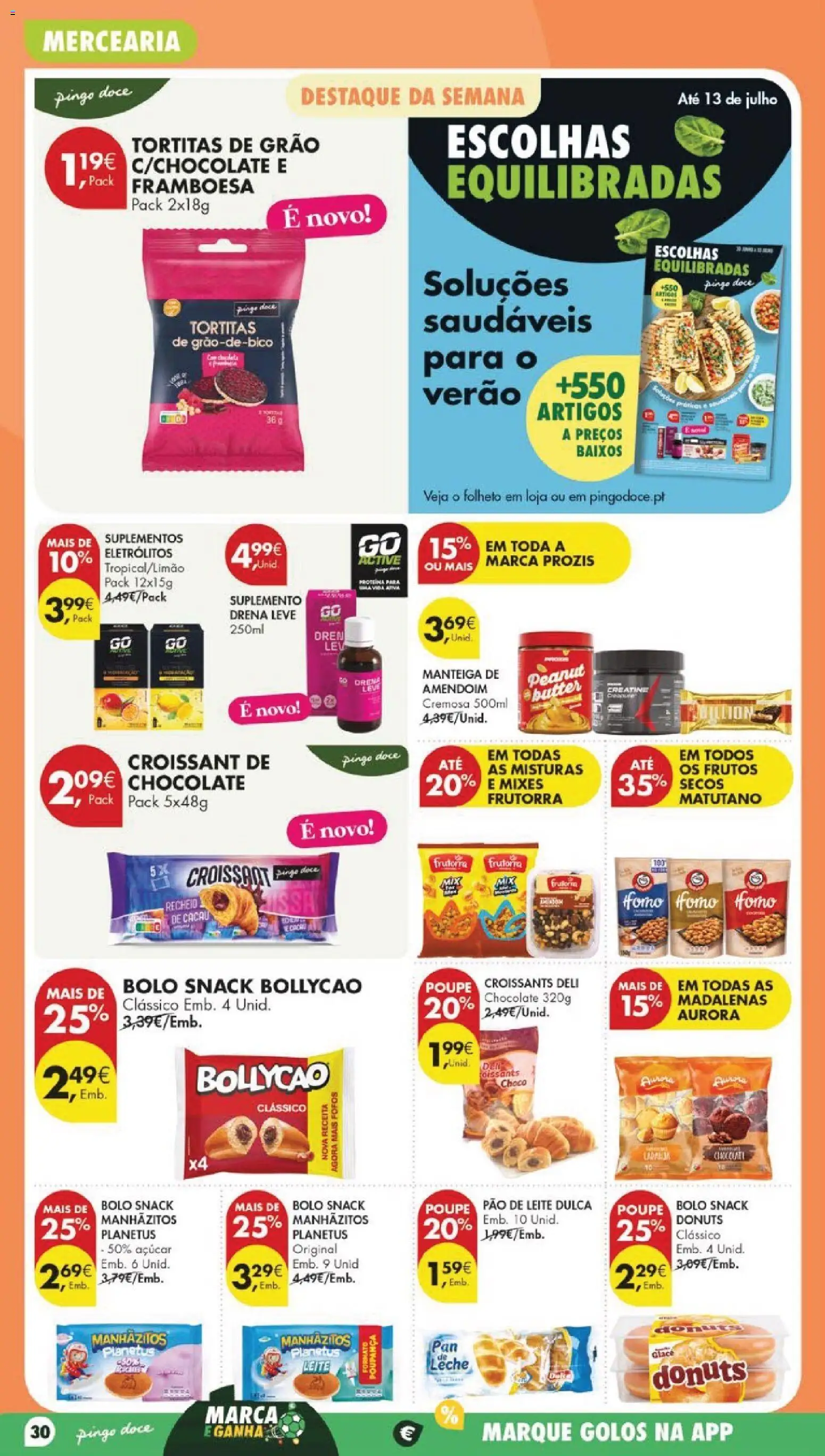Pingo Doce folheto │ válido de 07/07/2026 | Página: 34 | Produtos: Manteiga, Pão, Chocolate, Açúcar