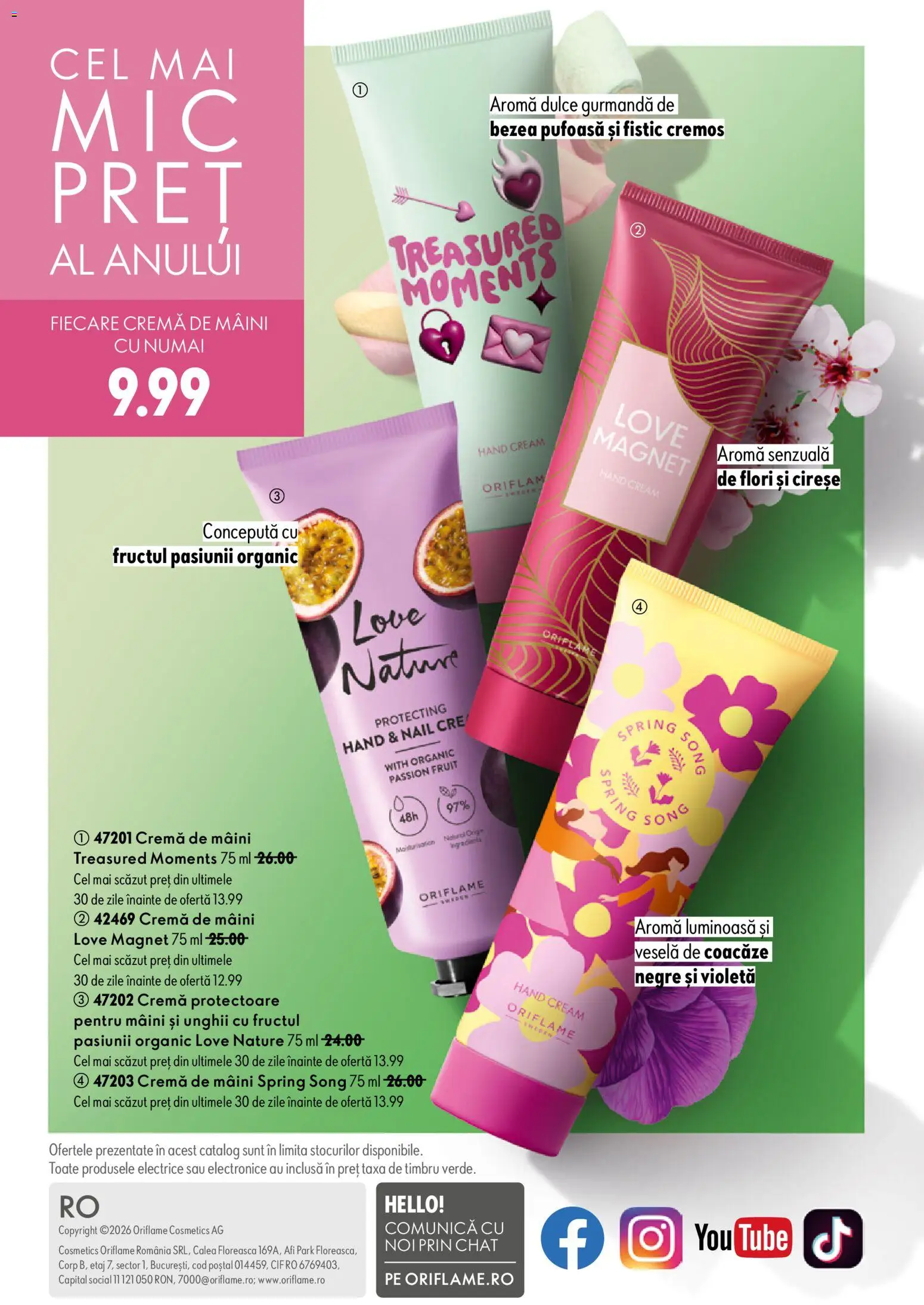 Noul catalog Oriflame – valabil de la 17.06.2026 | Pagină: 148