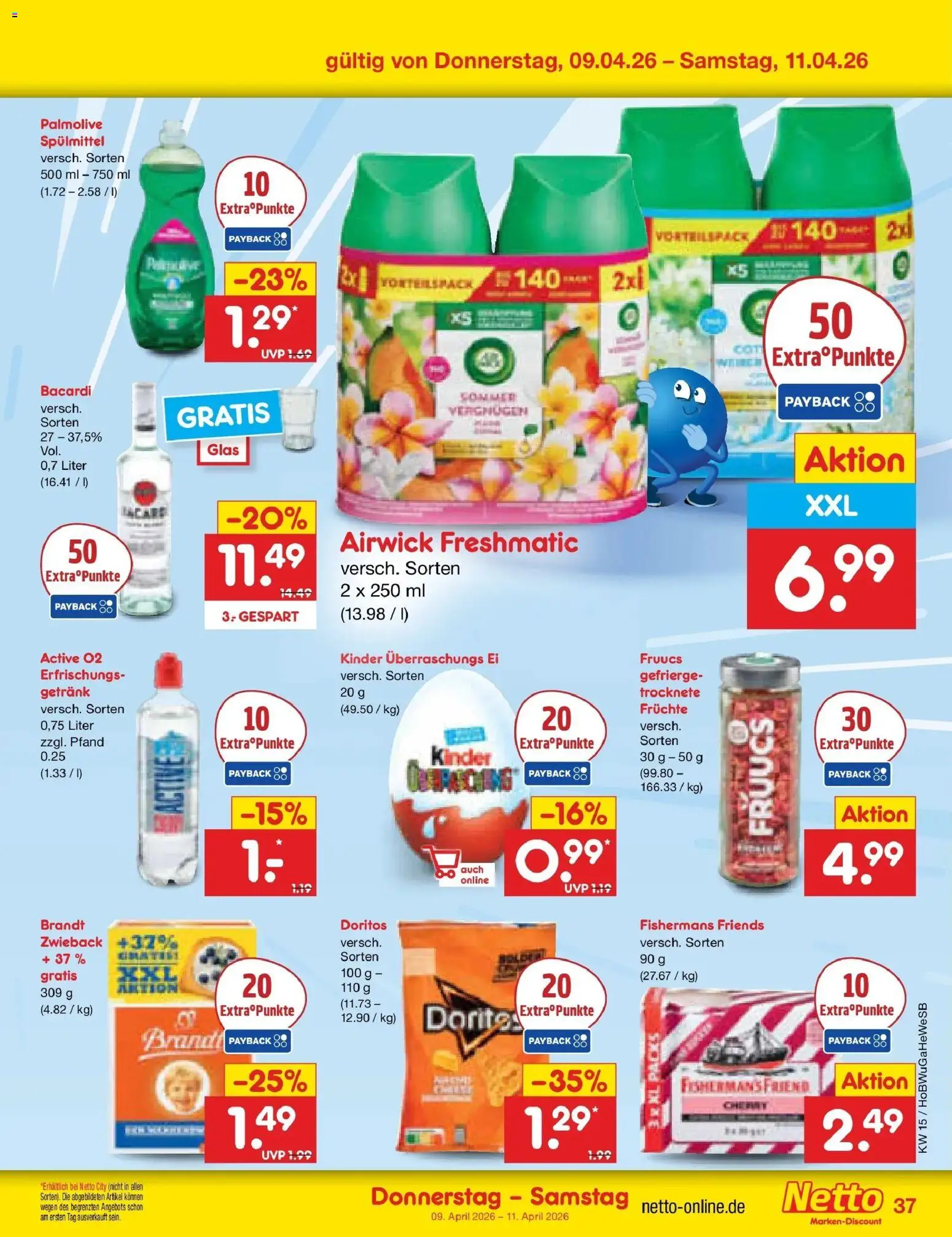 Netto Marken-Discount Prospekt Hamburg	 – gültig ab 07.04.2026 | Seite: 47 | Produkte: Bacardi