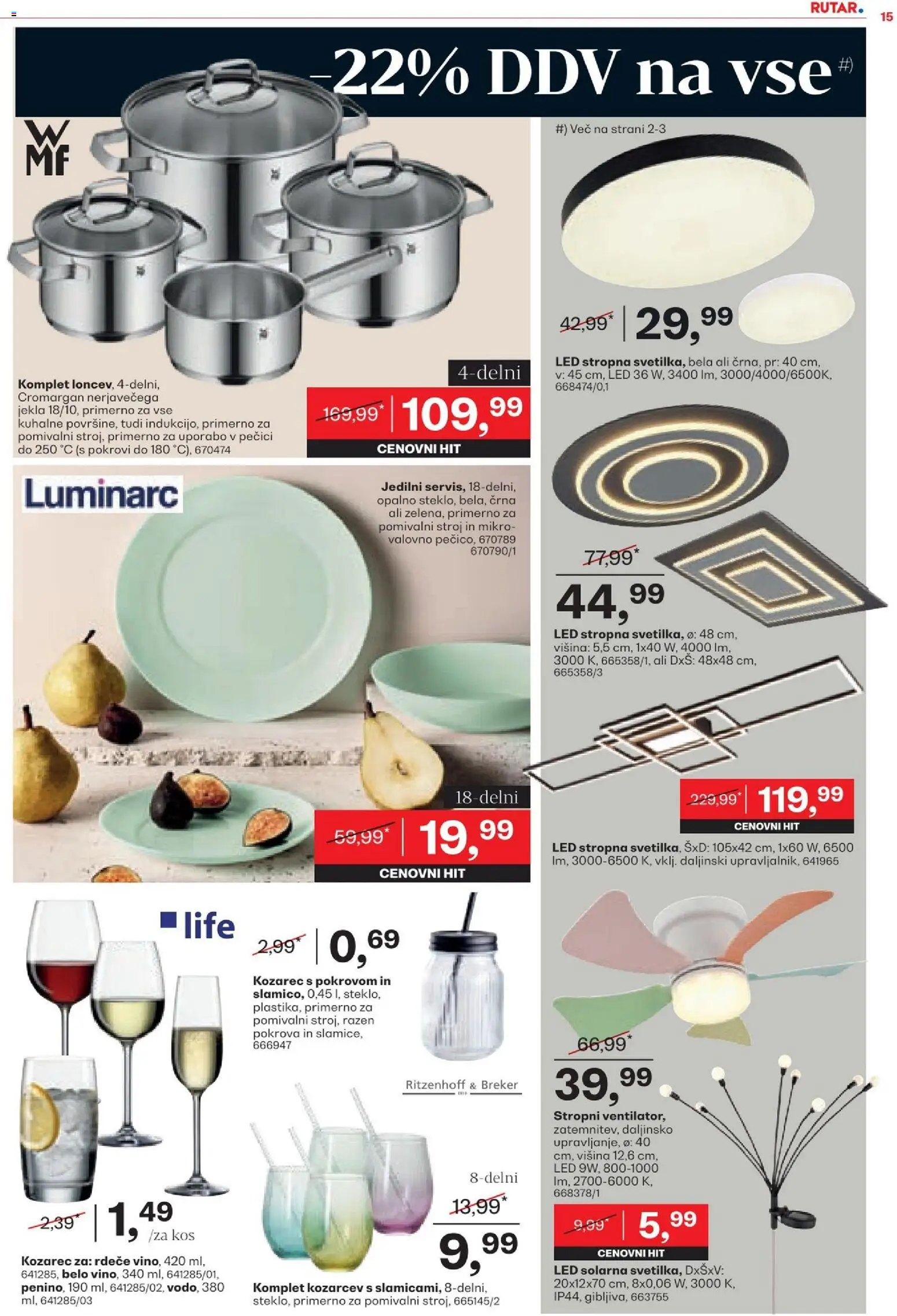 Novi Rutar katalog ponudbe – veljaven od 17.06.2026 | Stran: 15