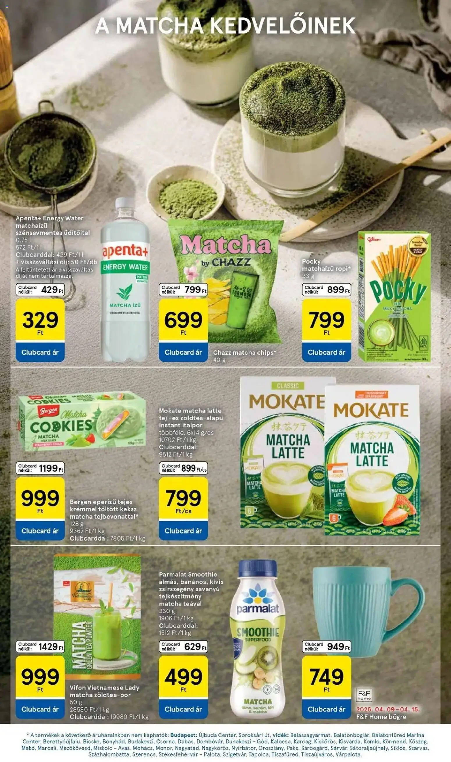 Tesco akciós ujság - amely érvényes a következő dátumtól: 07.04.2026 | Oldal: 11 | Termékek: Chips, Bögre, Smoothie, Italpor