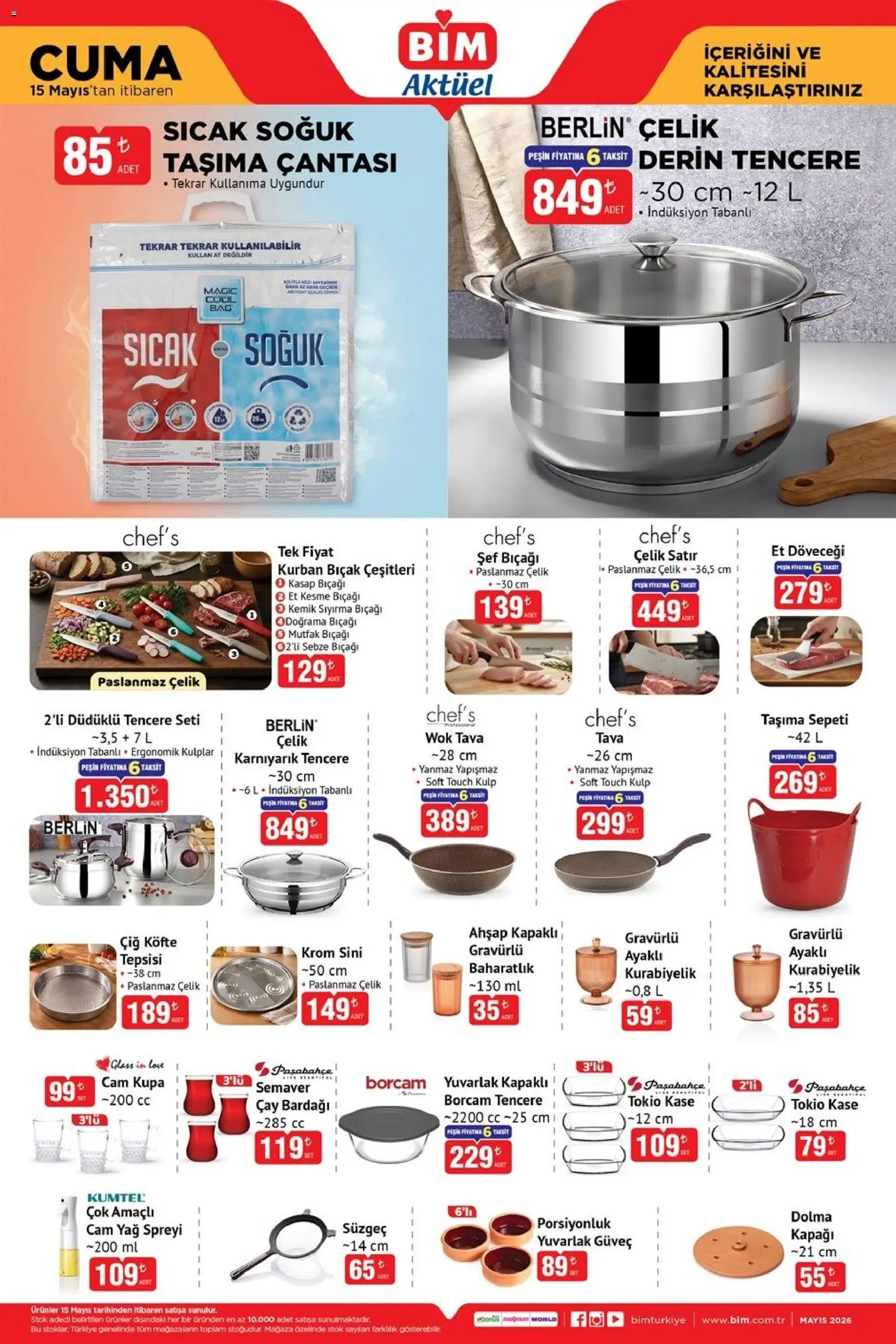 BİM - Katalog Cuma - 15.05.2026 tarihinden itibaren geçerlidir | Sayfa: 7