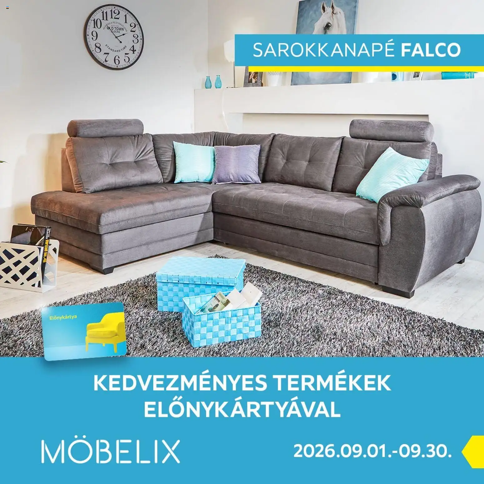 Möbelix akciós ujság - amely érvényes a következő dátumtól: 2026.09.01. | Oldal: 2 | Termékek: Sarokkanapé