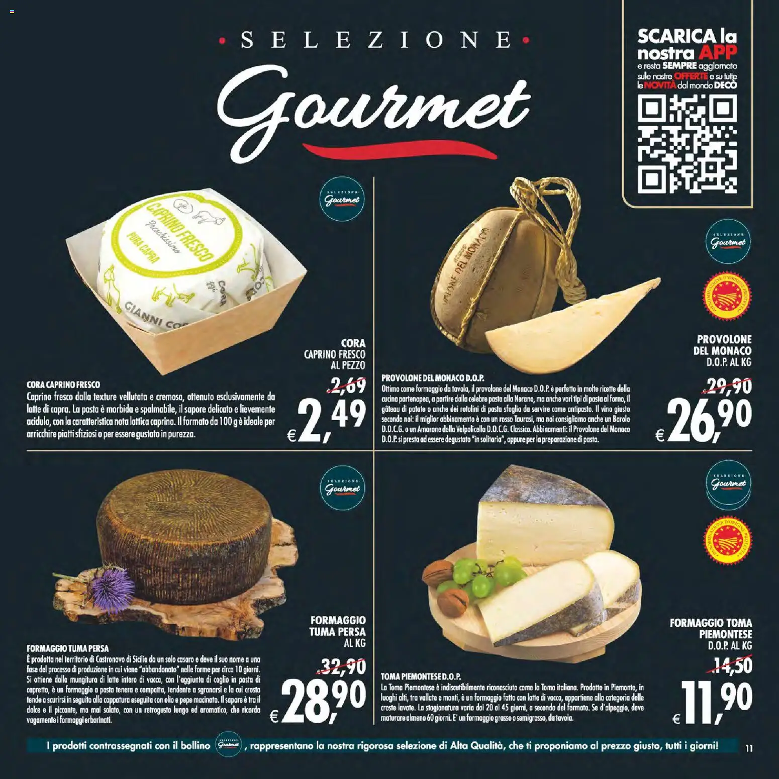 Volantino Decò del 08.05.2026 | Pagina: 11 | Prodotti: Patate, Pepe, Formaggio, Pasta
