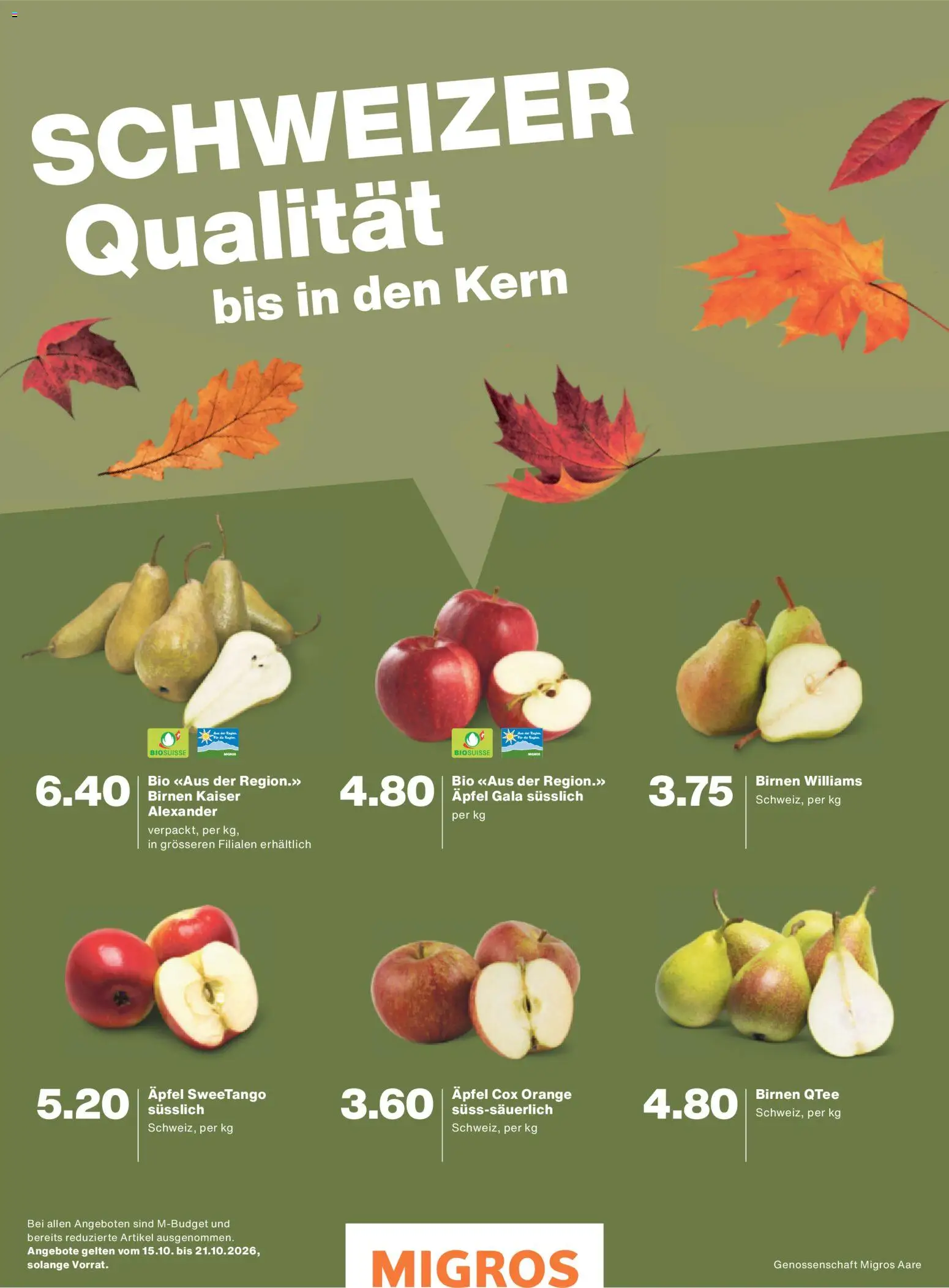 Migros aktionen Magazine – gültig ab 14.10.2026 | Seite: 40