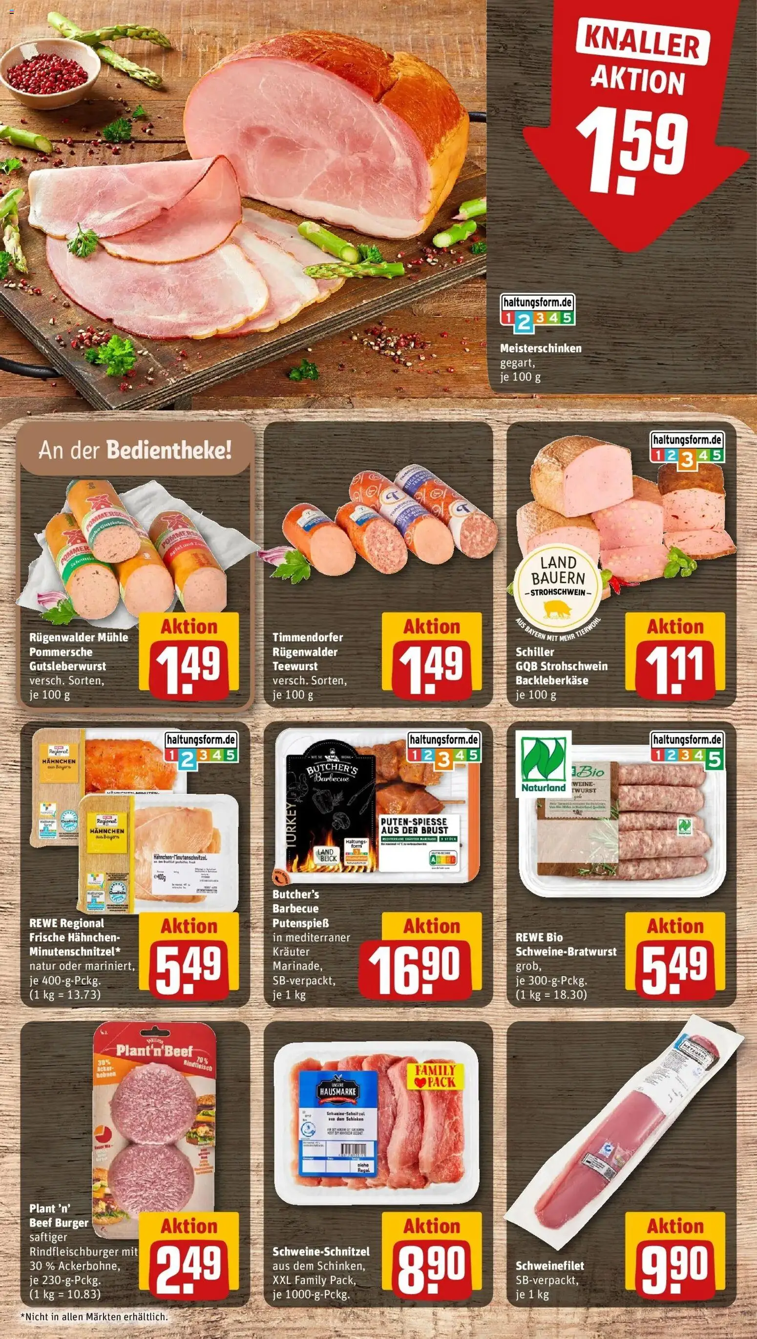 Rewe Prospekt München – gültig ab 29.06.2026 | Seite: 10 | Produkte: Mühle, Burger, Schweinefilet, Schinken