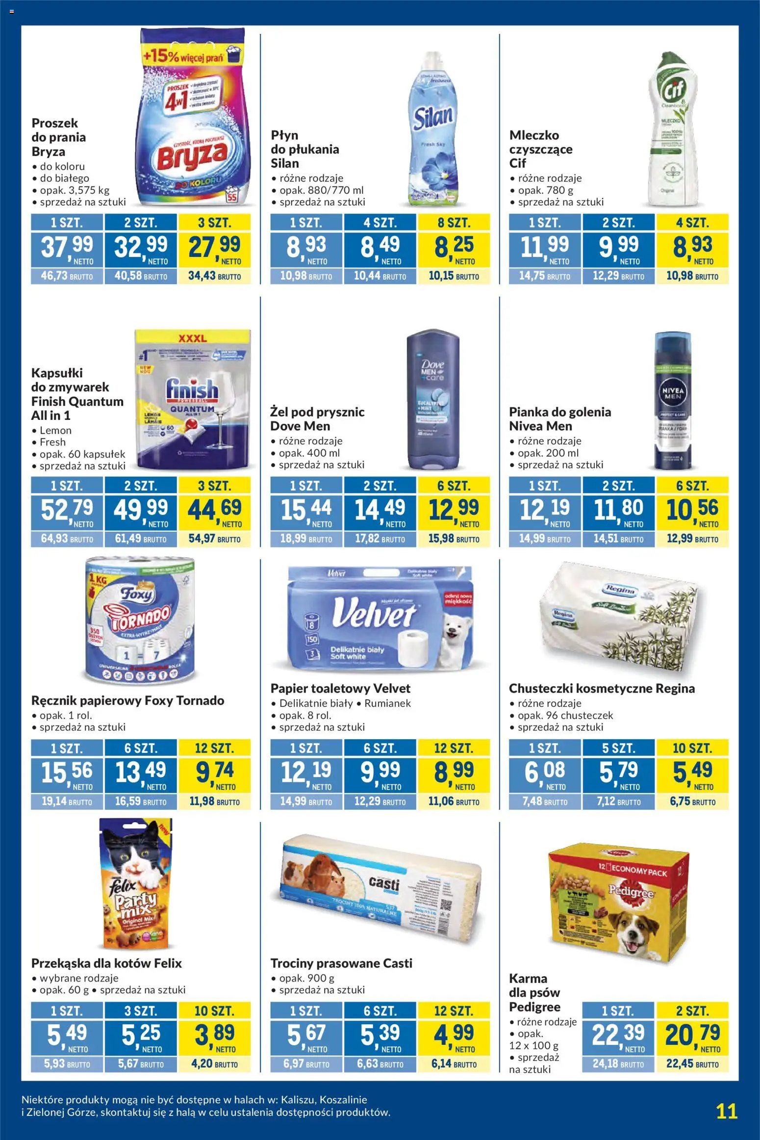 Makro gazetka - Kupujesz więcej płacisz mniej od 09.06.2026 | Strona: 11 | Produkty: Papier toaletowy, Pedigree, Prysznic, Pianka do golenia